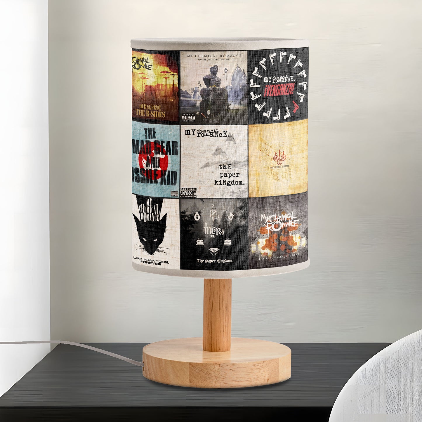 My Chemical Romance Album Art Lamp – Emo Rock Band Home Decor Night Light