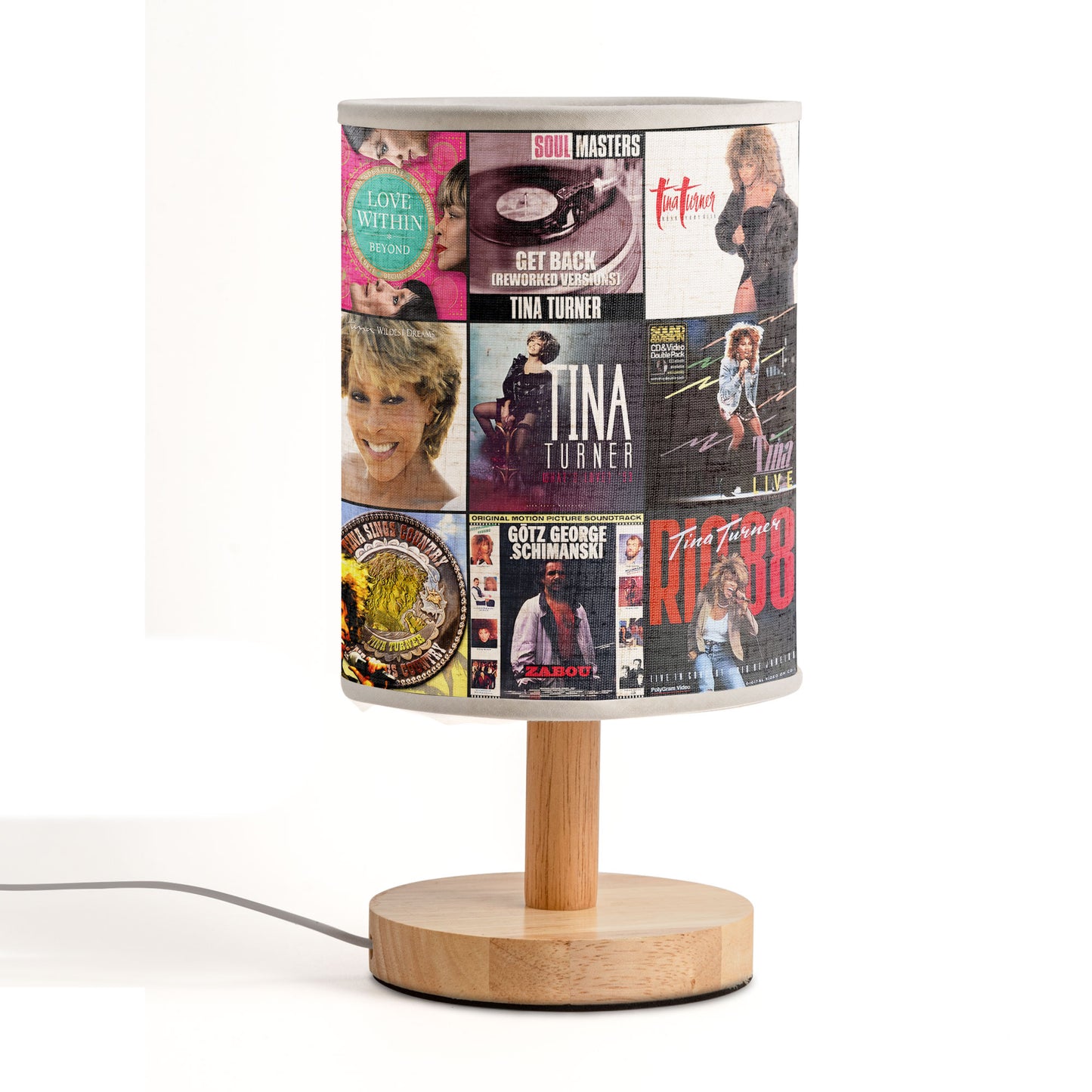 Tina Turner Album Cover Lamp – Handmade Retro Music Lamp for Soul & Rock Lovers