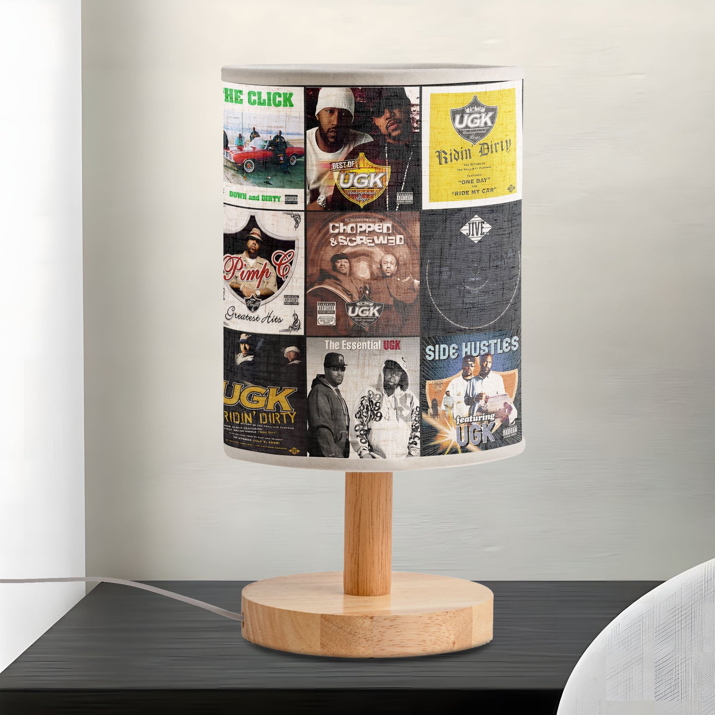 UGK Album Collage Lamp – Southern Hip-Hop Legend Aesthetic Light
