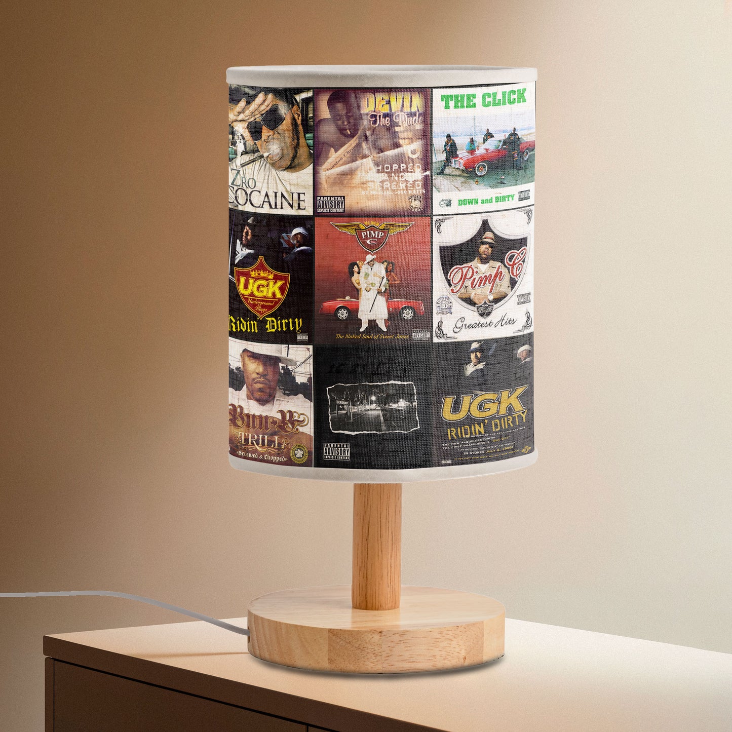 UGK Album Collage Lamp – Southern Hip-Hop Legend Aesthetic Light
