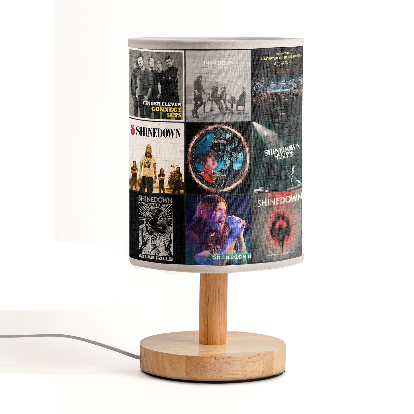 Shinedown Fabric Lamp – Modern Rock Energy