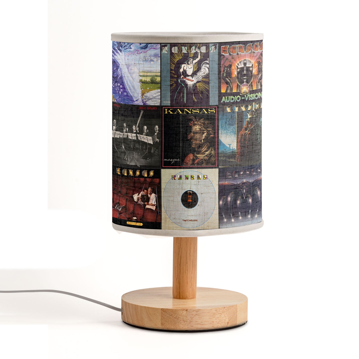 Kansas Fabric Lamp – Classic Rock Dreams
