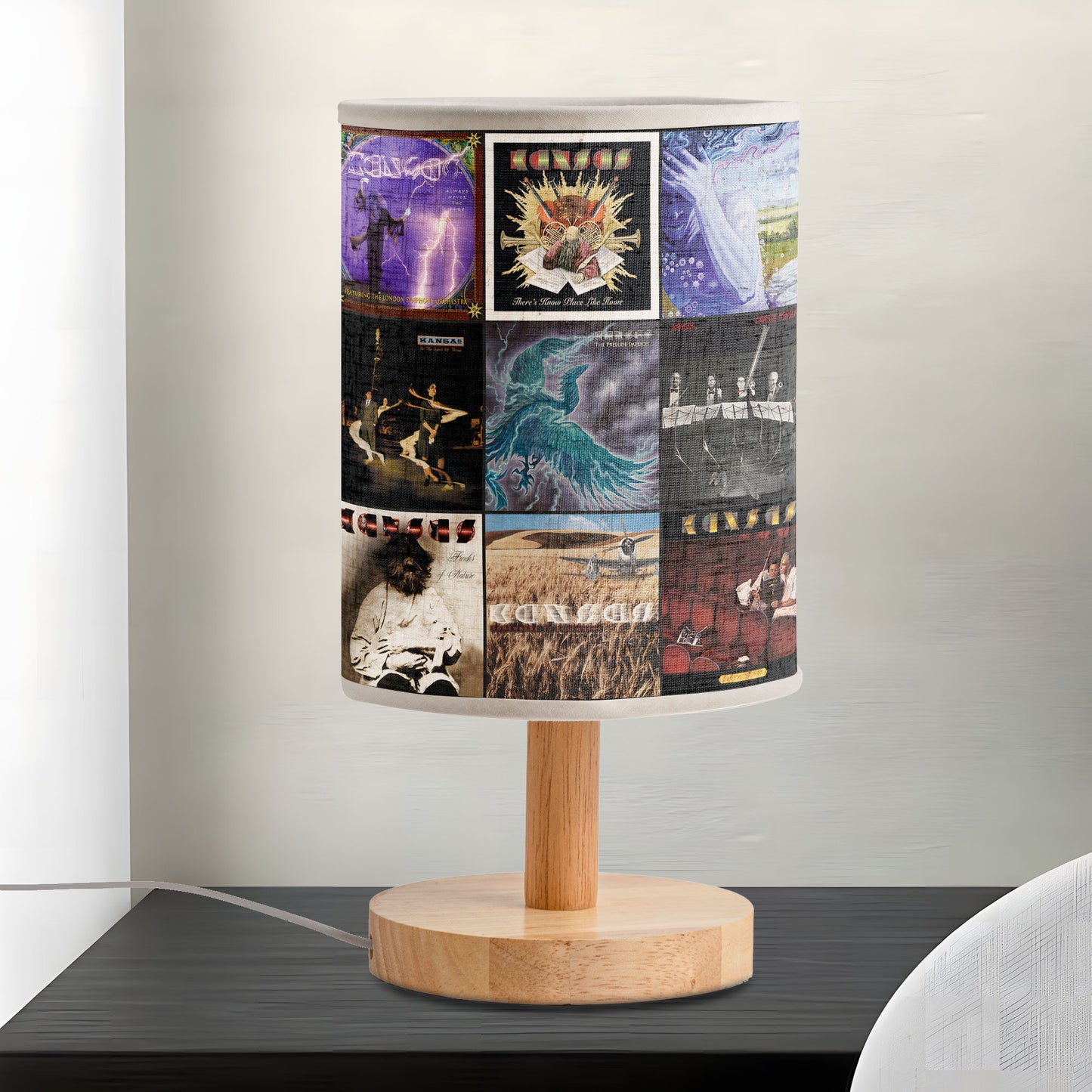 Kansas Fabric Lamp – Classic Rock Dreams