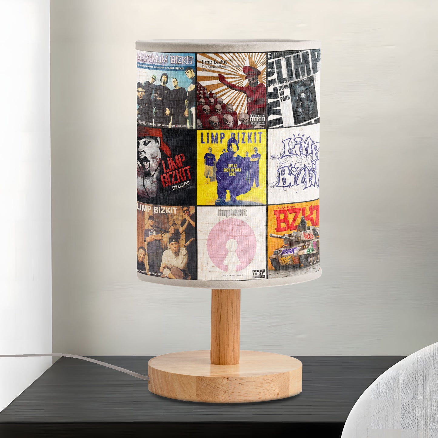 Limp Bizkit Fabric Lamp – 2000s Rock Energy
