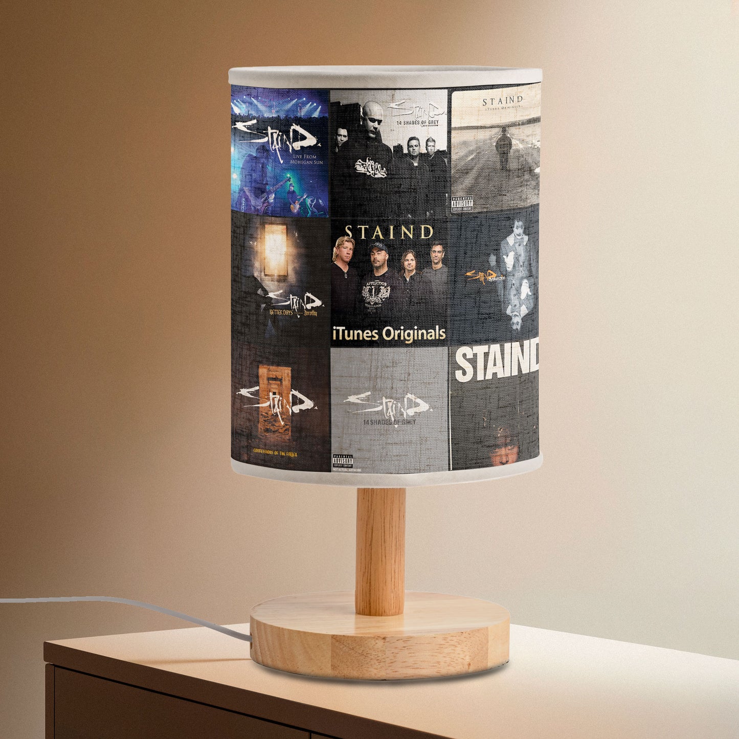 Staind Fabric Lamp – Emotional Rock Reflections