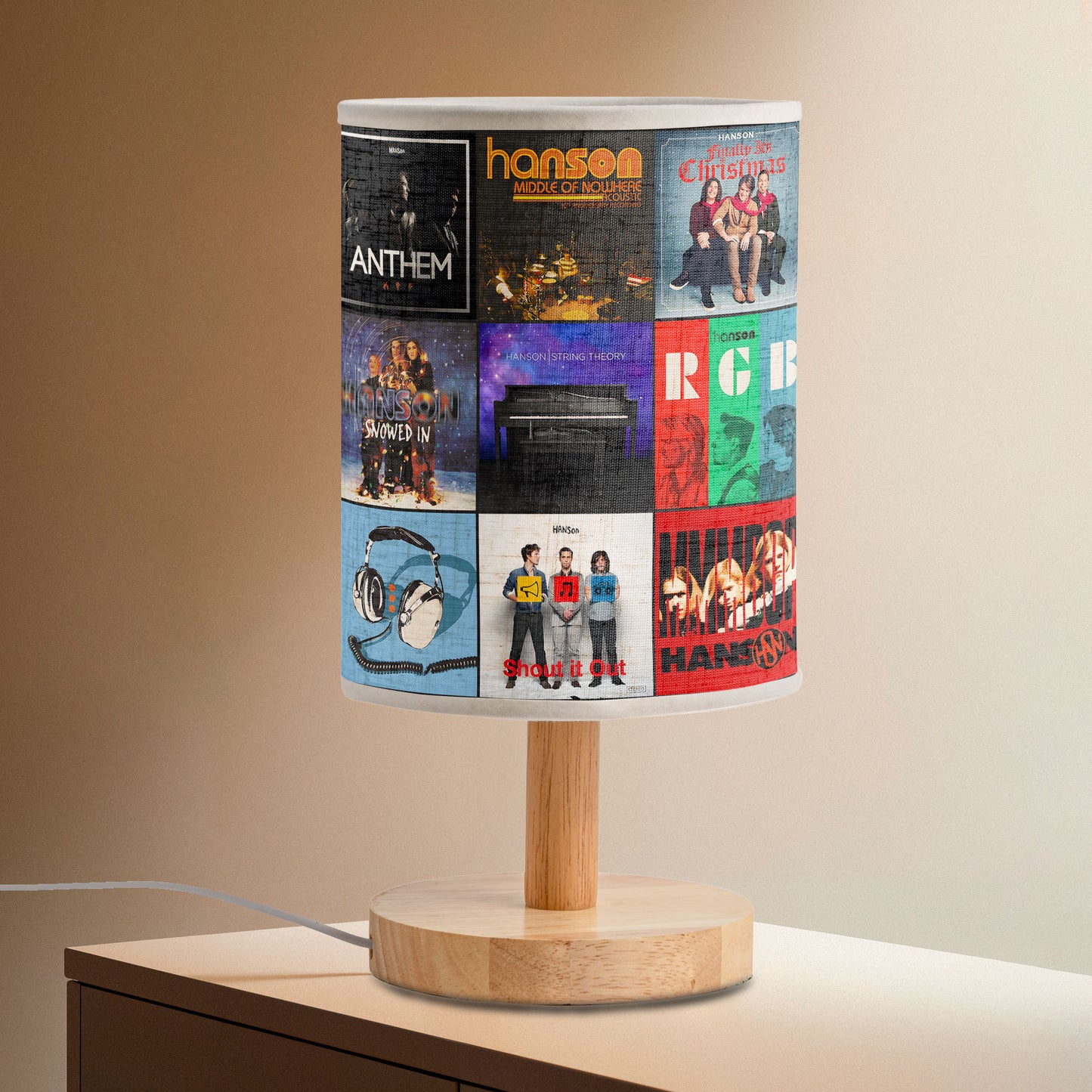 Hanson Album Cover Table Lamp – Retro Music Decor for Fans