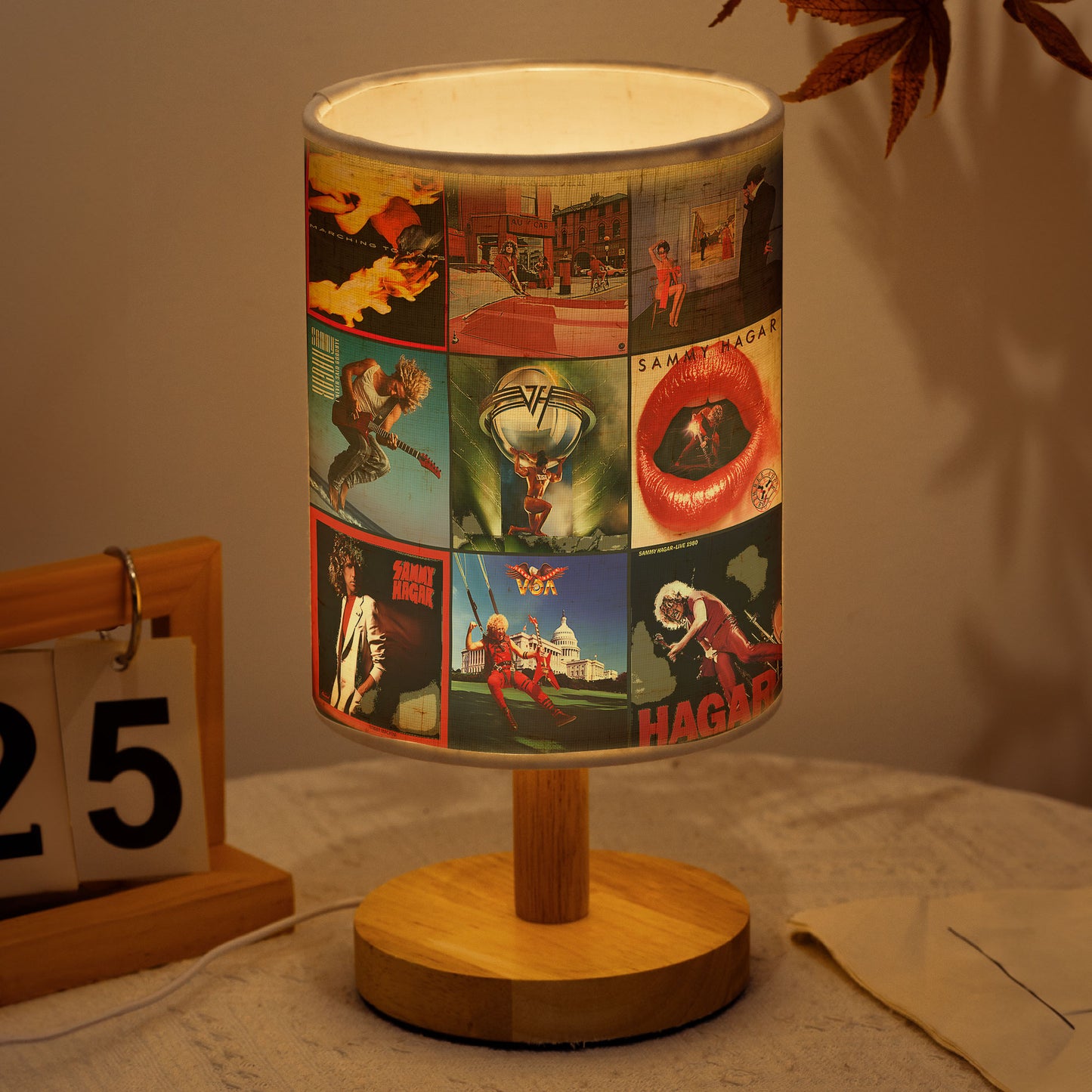 Sammy Hagar Albums Lamp – Rock Legend Tribute Table Light