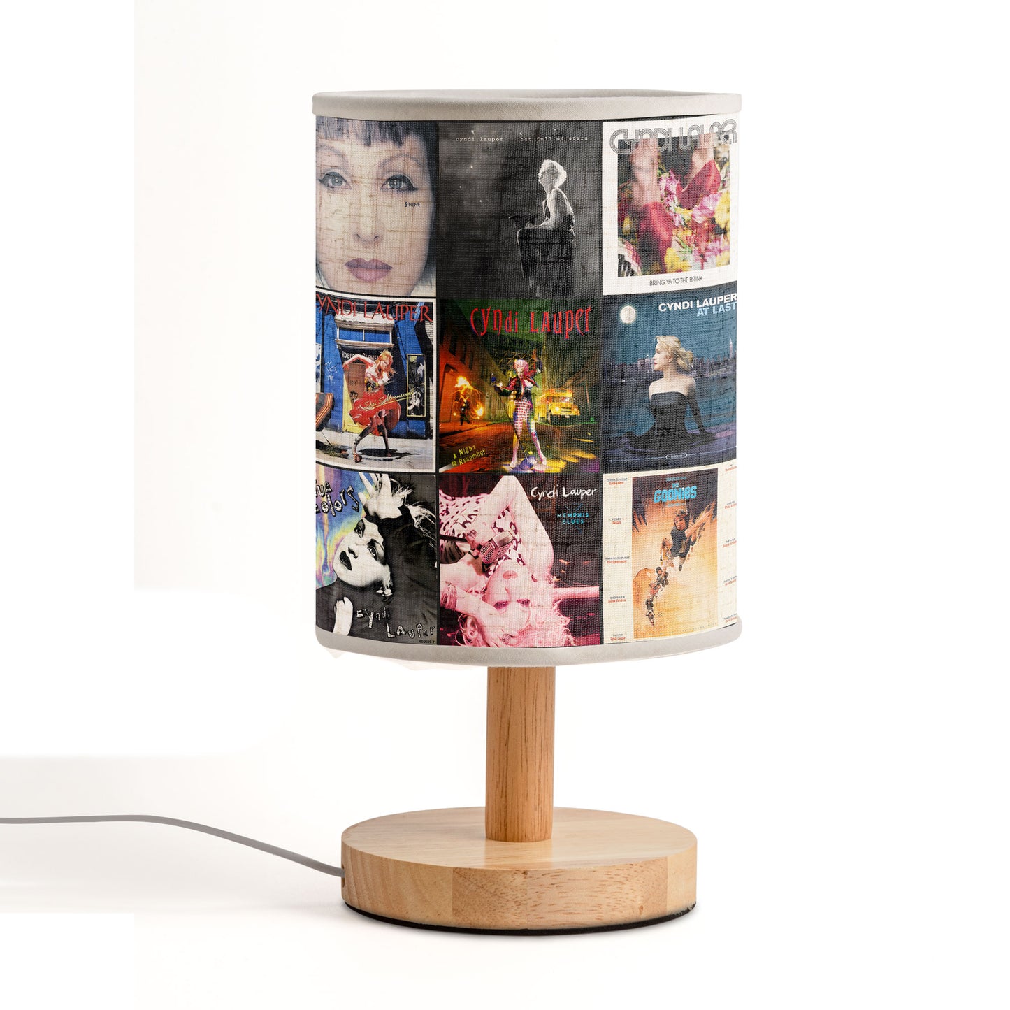 Cyndi Lauper Album Art Lamp – Retro Pop Music Décor Light for 80s Lovers