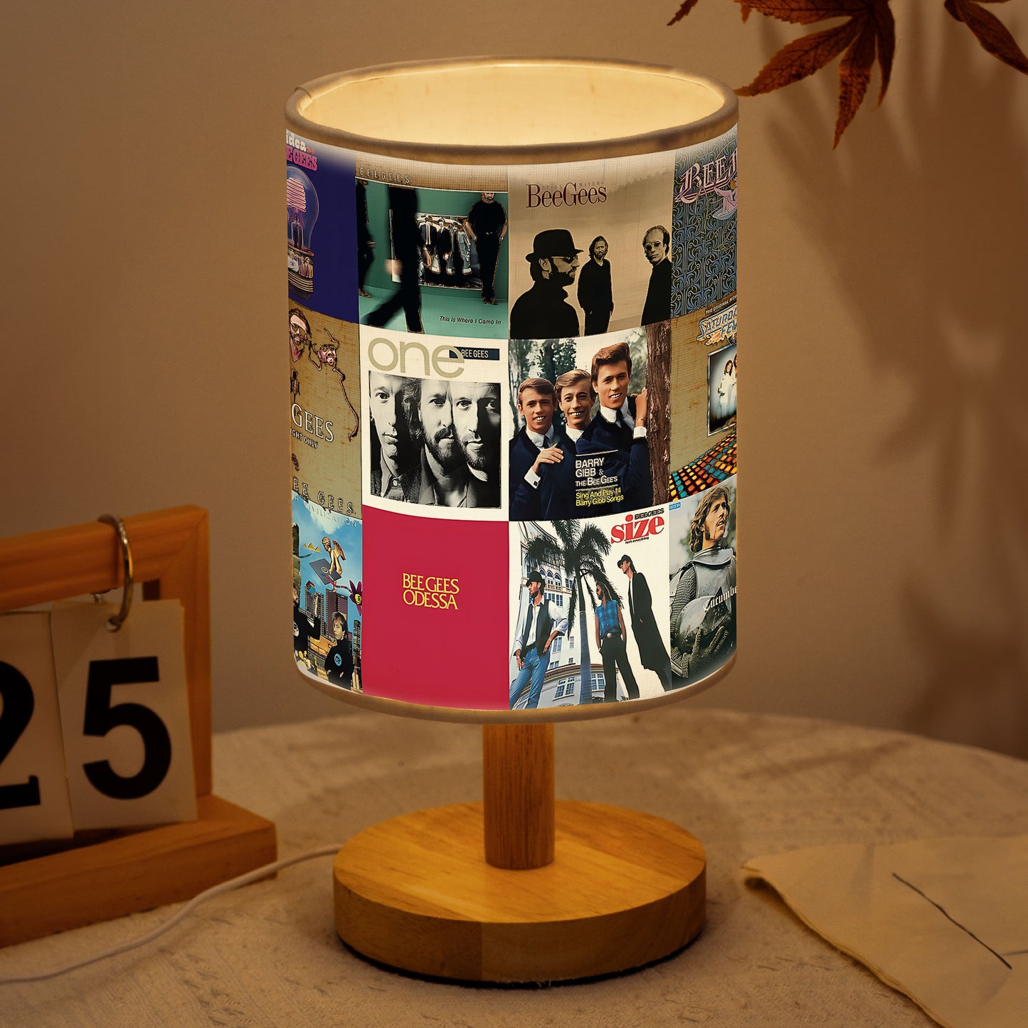 Bee Gees Fabric Lamp – Stayin’ Alive Glow