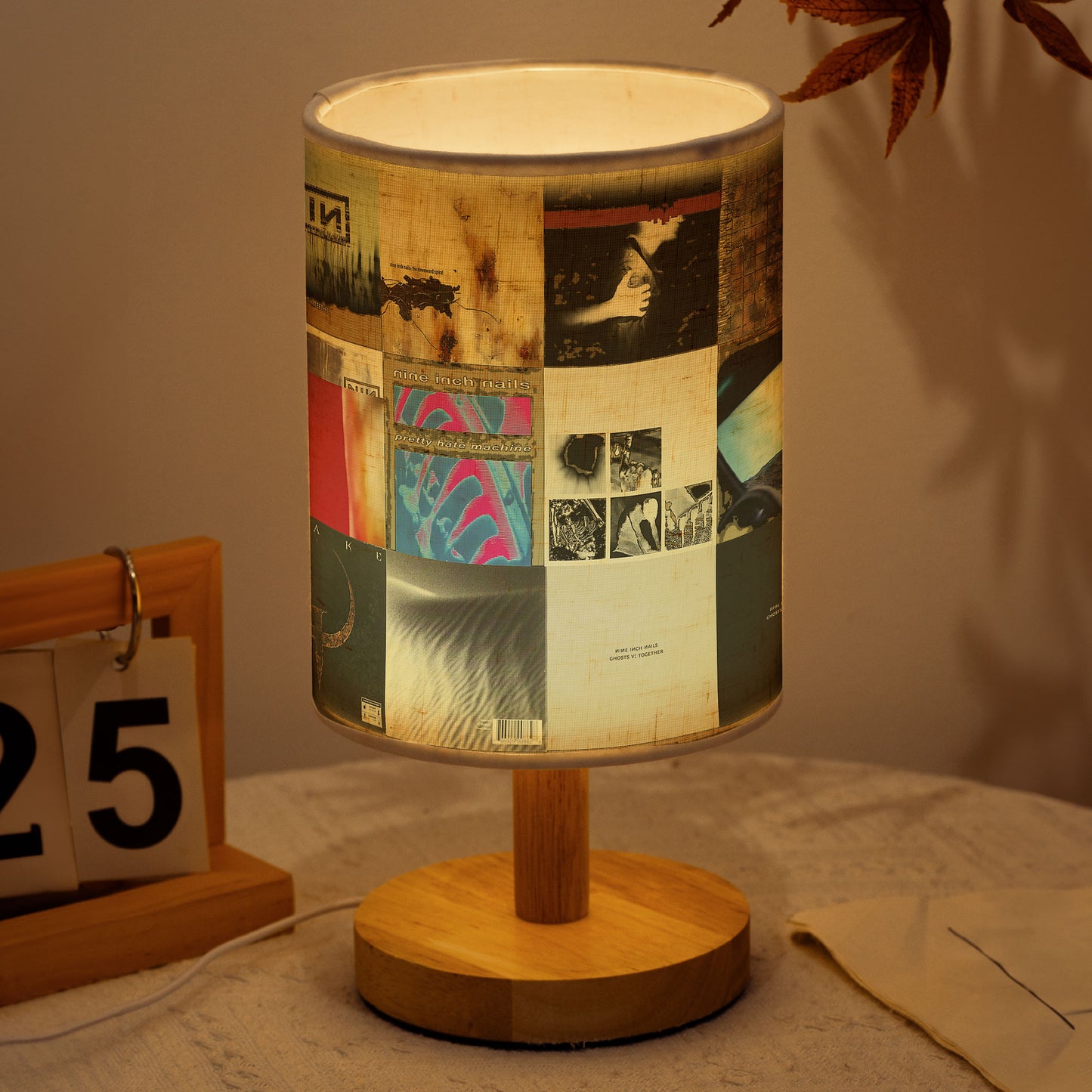 Nine Inch Nails Album Fabric Lamp – Light Up the Darkness