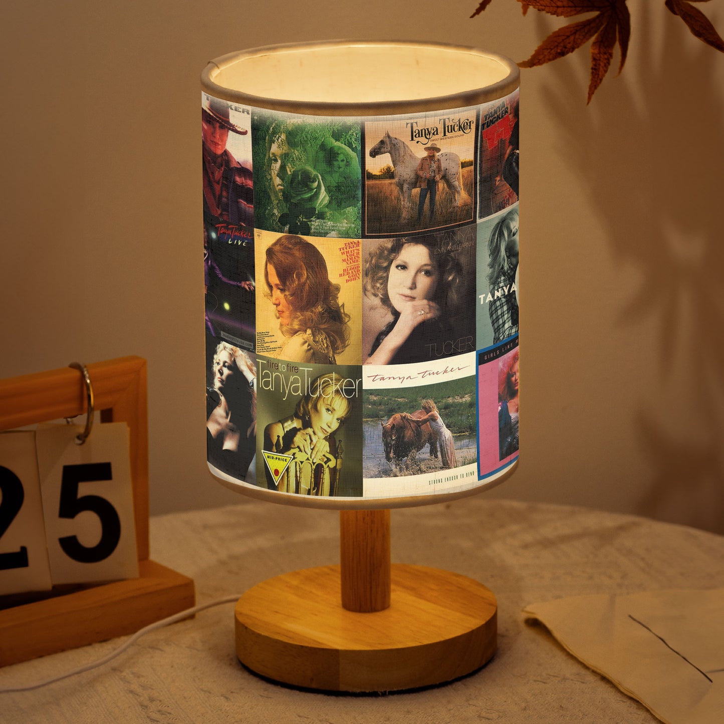 Country Queen Glow – Tanya Tucker Albums Fabric Lamp 🤠