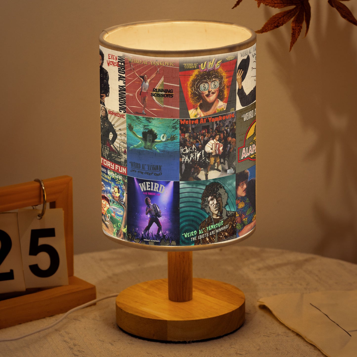 Weird Al Yankovic Albums Lamp – Light Up with Laughter and Parody