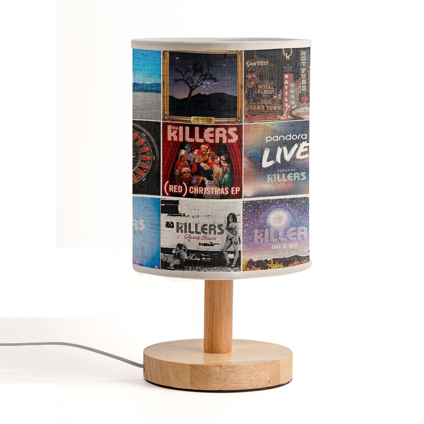 The Killers Album Art Fabric Lamp – Indie Rock Glow