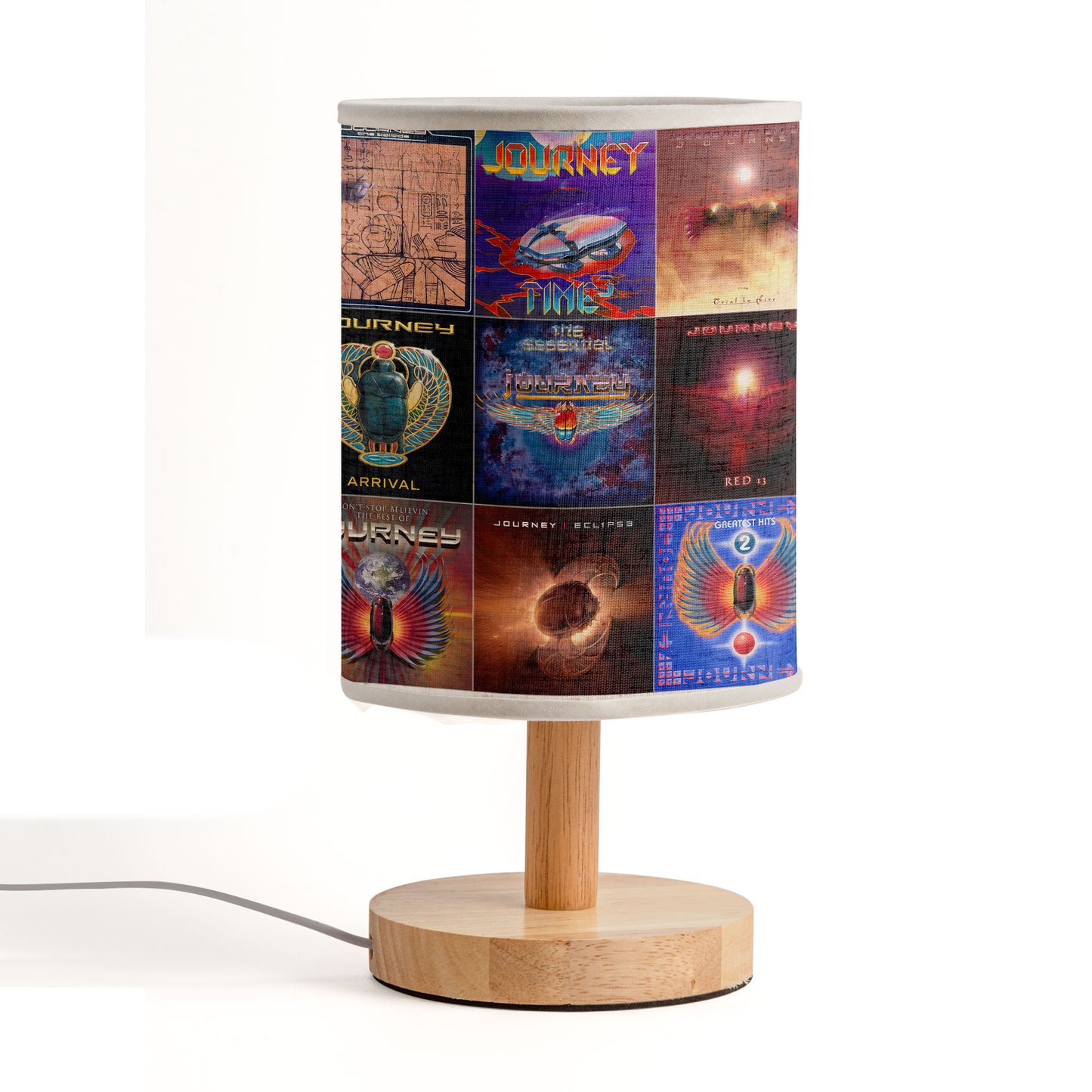 Journey Band Album Cover Lamp – 1988 Star Box Retro Music Decor