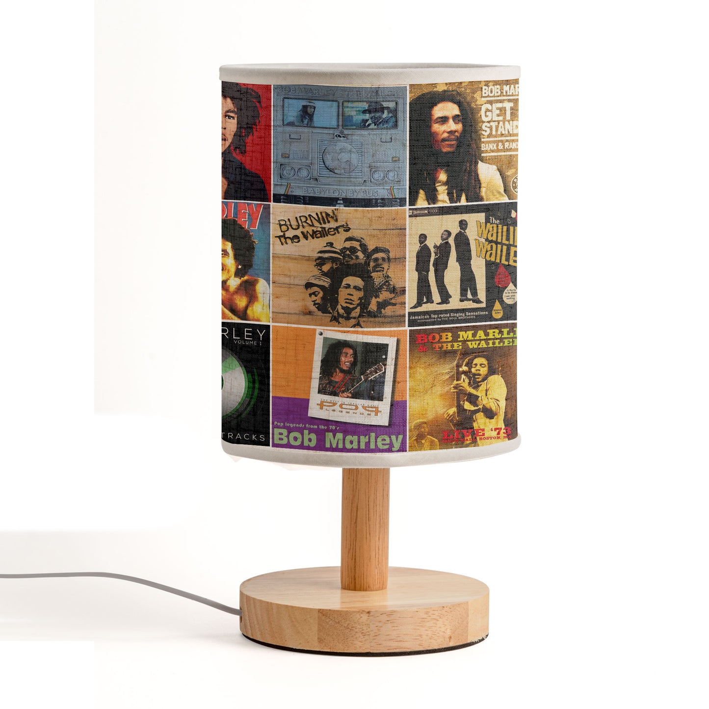 Bob Marley Album Cover Lamp – Reggae Legend Music Table Light