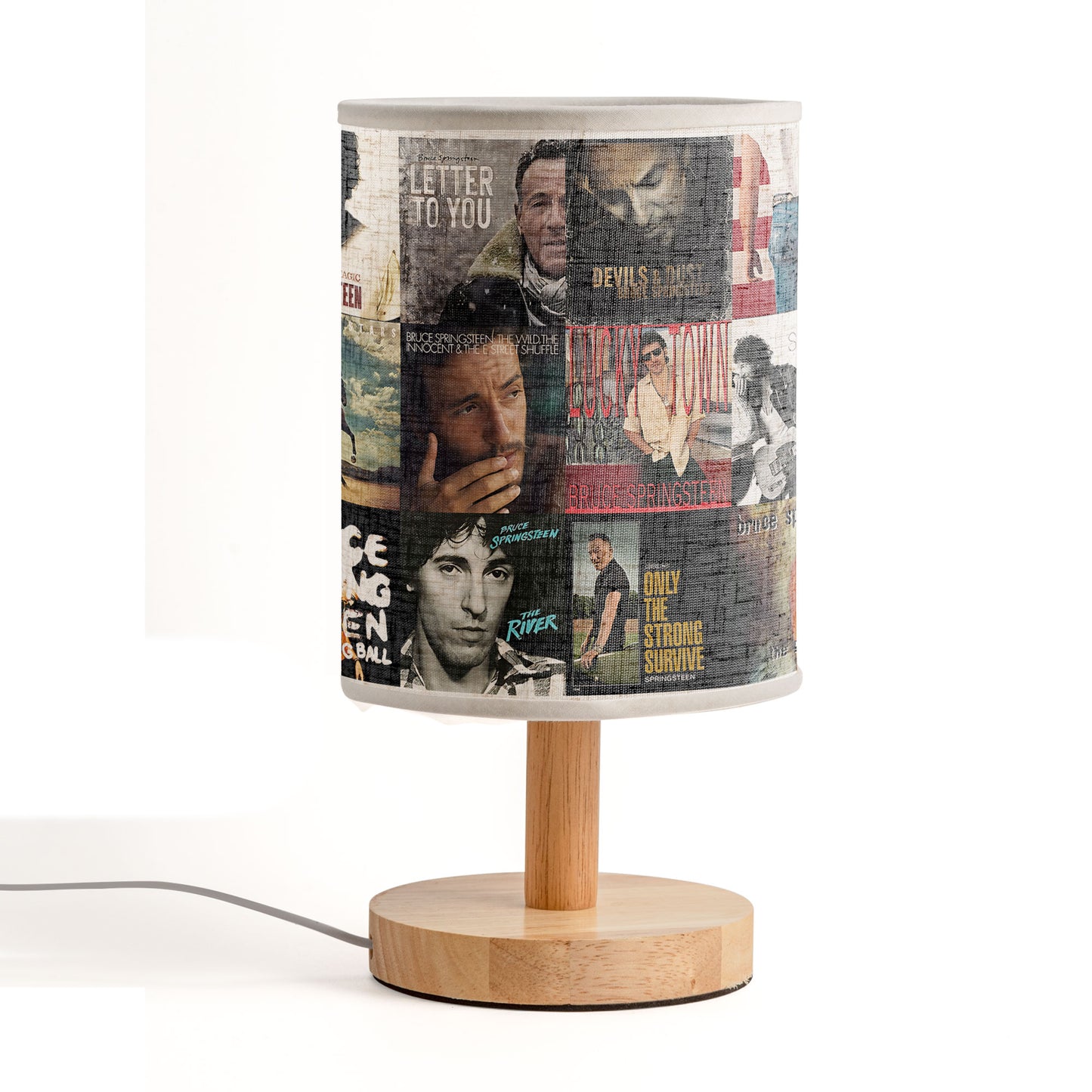 Bruce Springsteen Album Cover Table Lamp – Rock Legend Edition