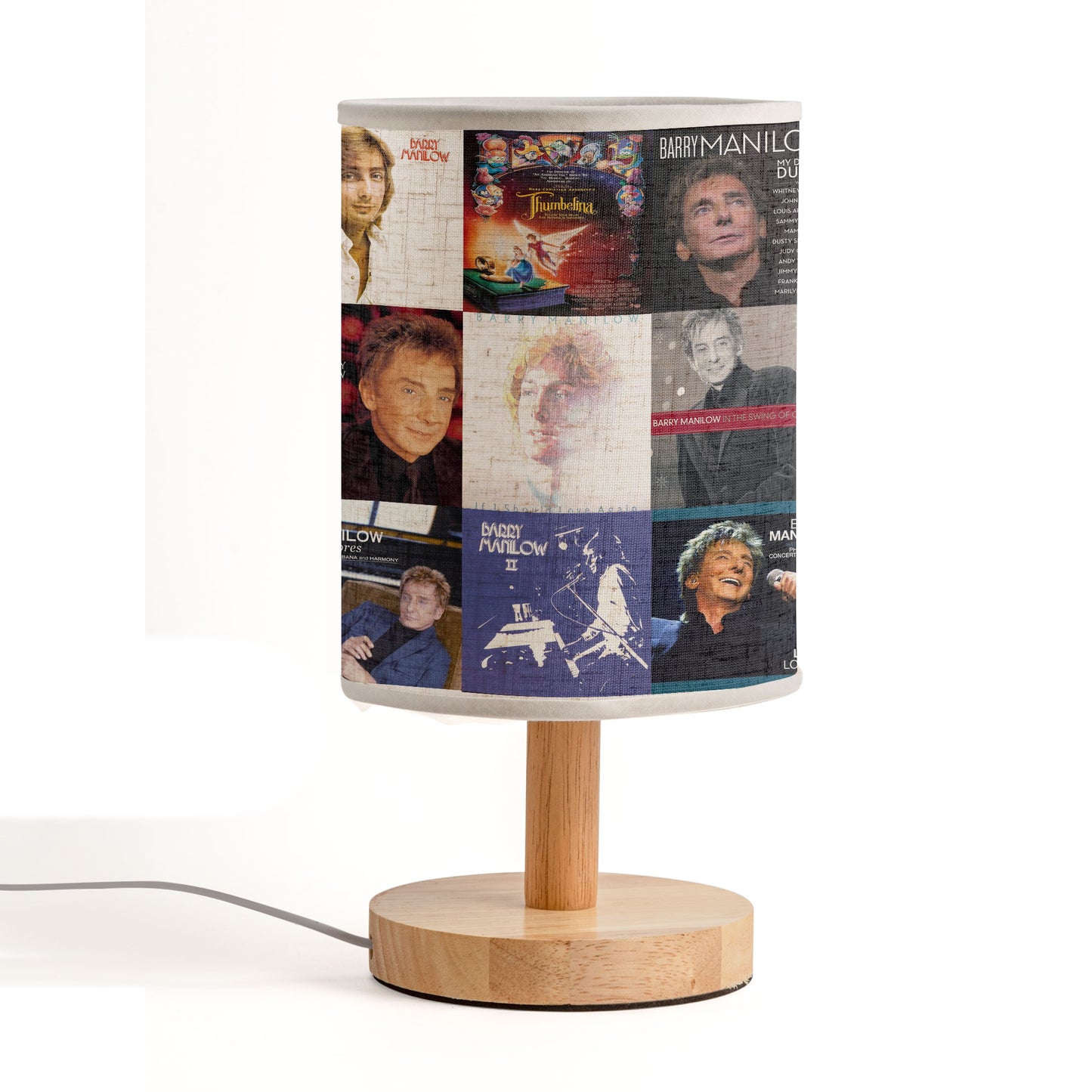 Barry Manilow Fabric Lamp – Classic Romance Glow