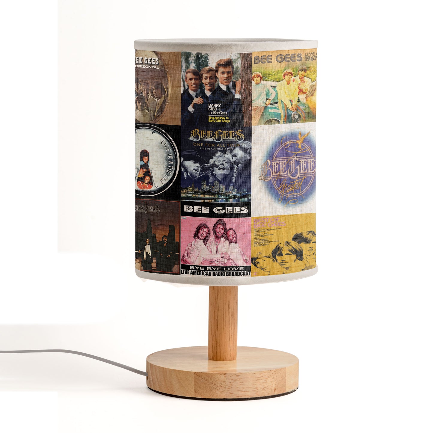 Bee Gees Fabric Lamp – Stayin’ Alive Glow