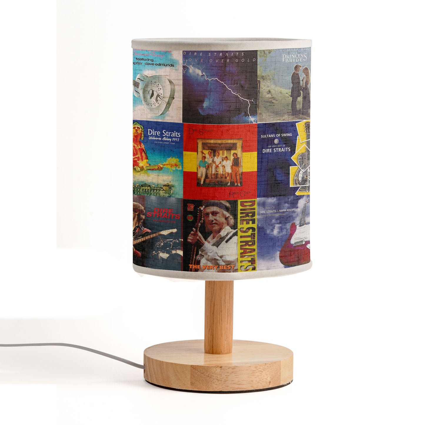 Dire Straits Album Fabric Lamp – A Classic Rock Glow