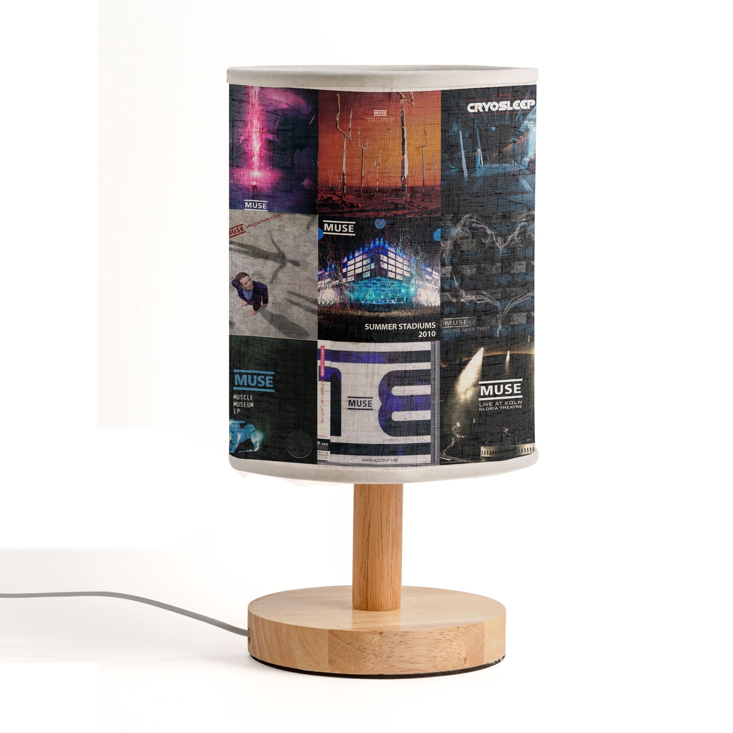 Muse Albums Fabric Lamp – Illuminate Your Inner Revolution