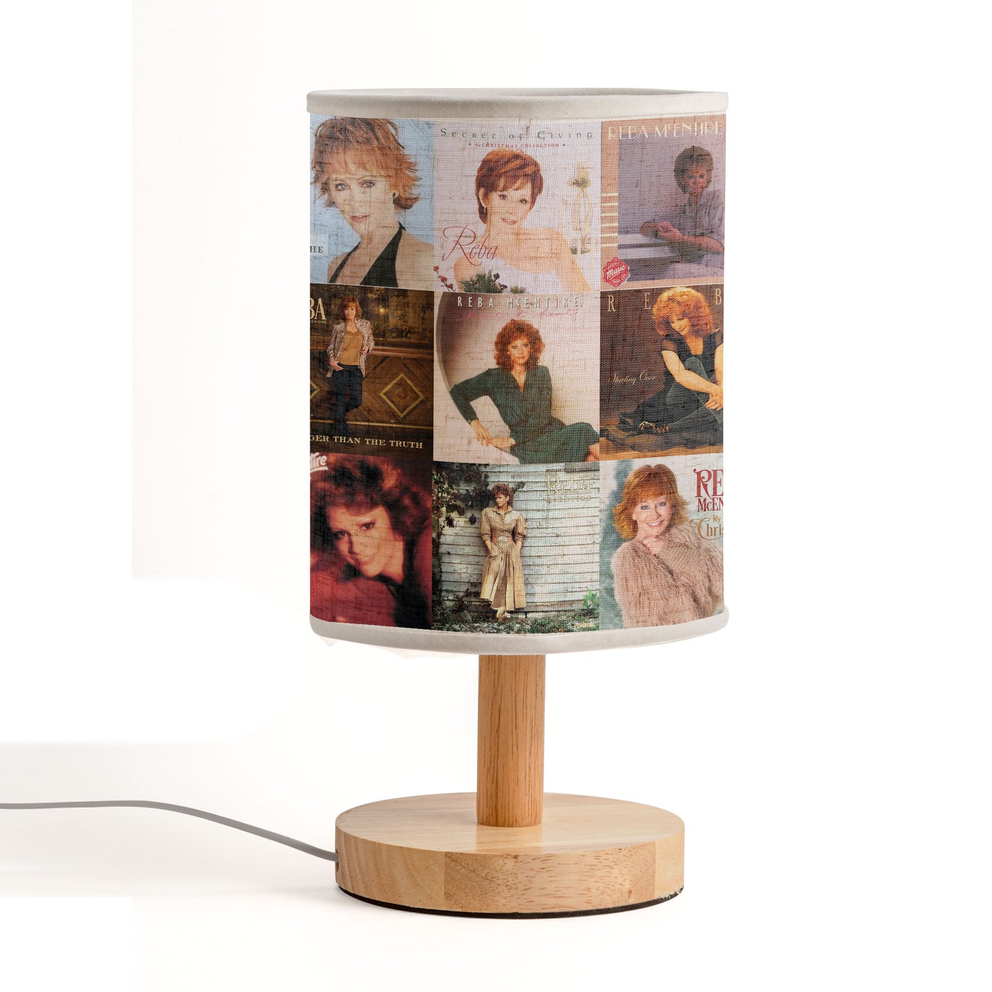 Reba McEntire Album Art Decorative Fabric Lamp