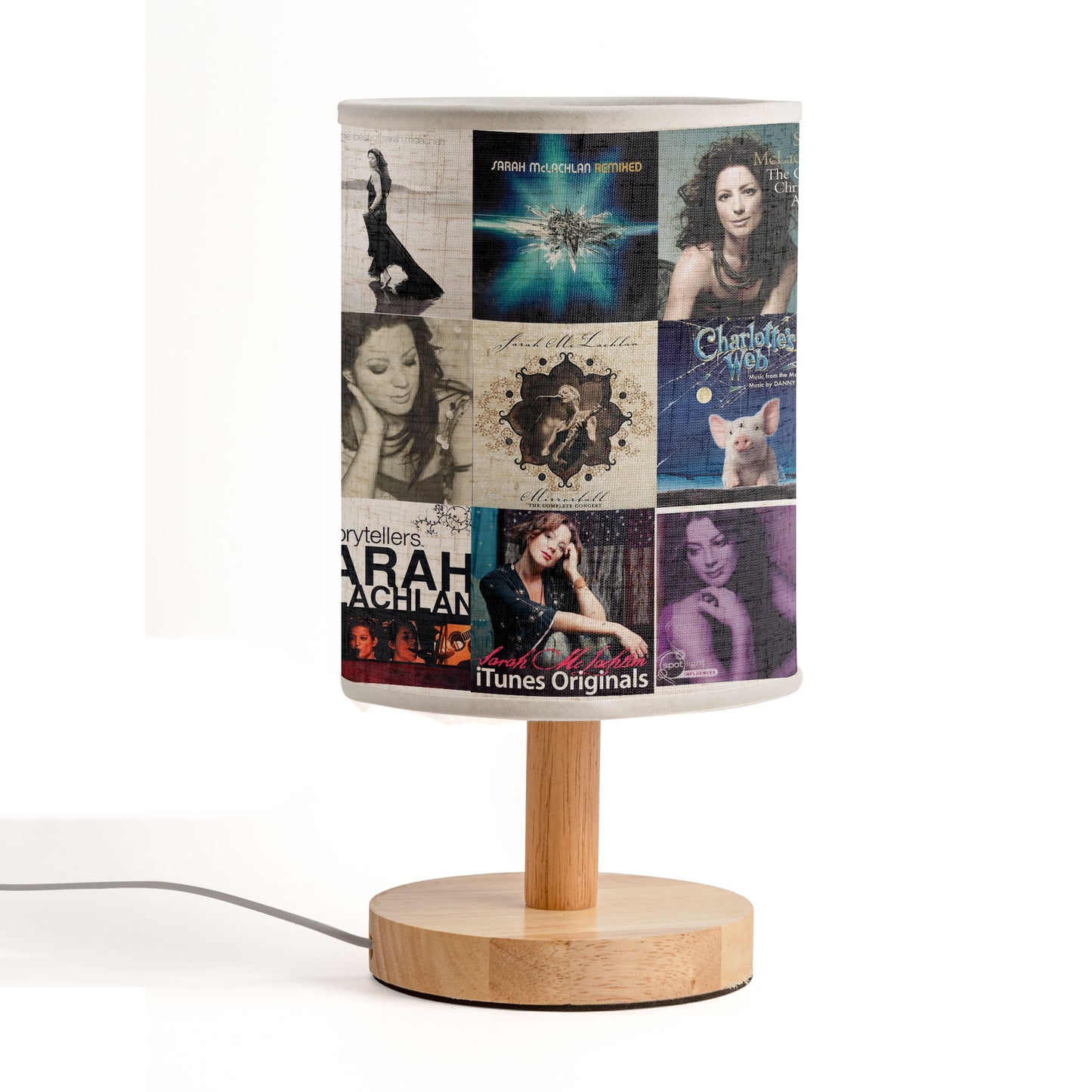Sarah McLachlan Album Art Decorative Fabric Lamp