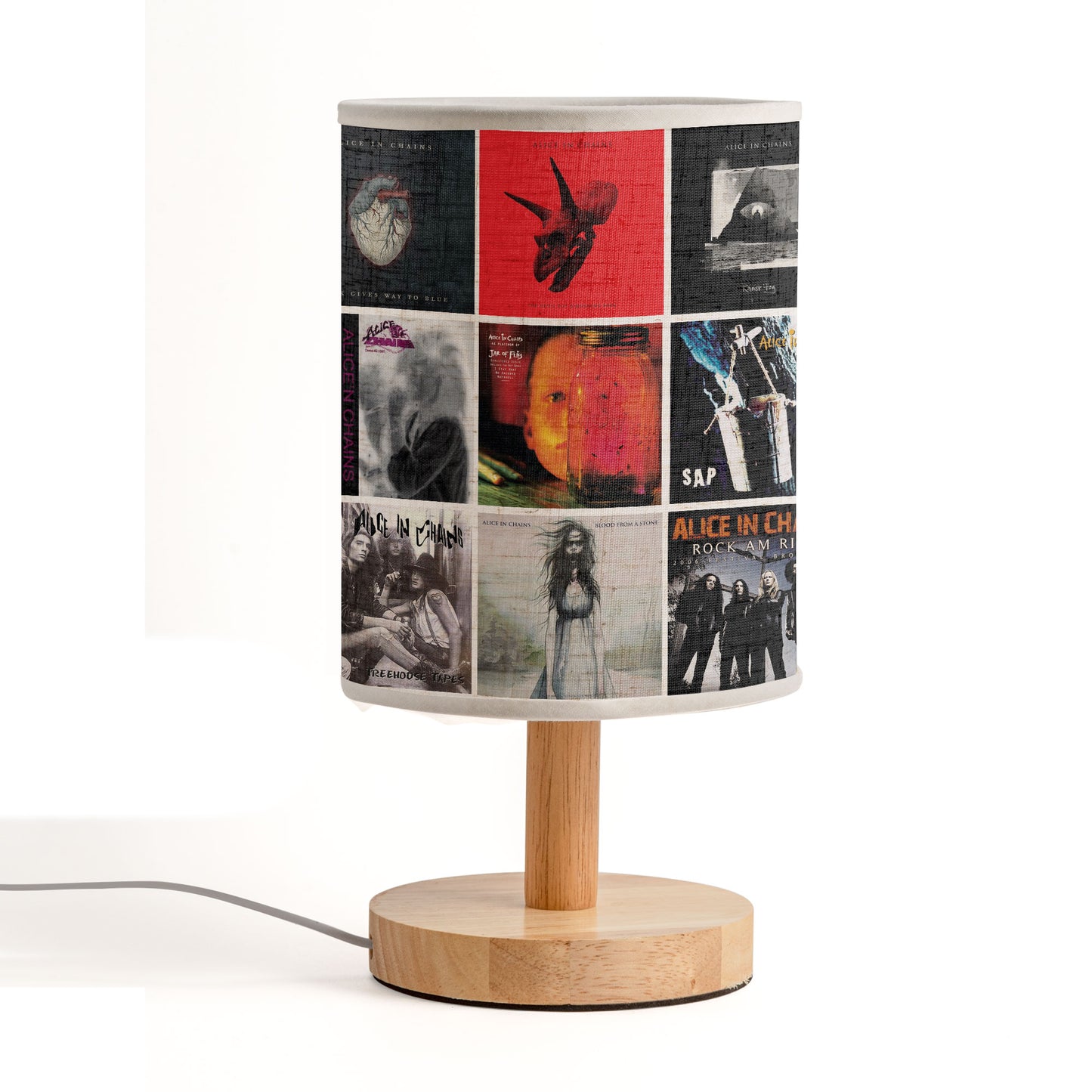 Alice in Chains Album Cover Table Lamp – Rock Grunge Music Decor