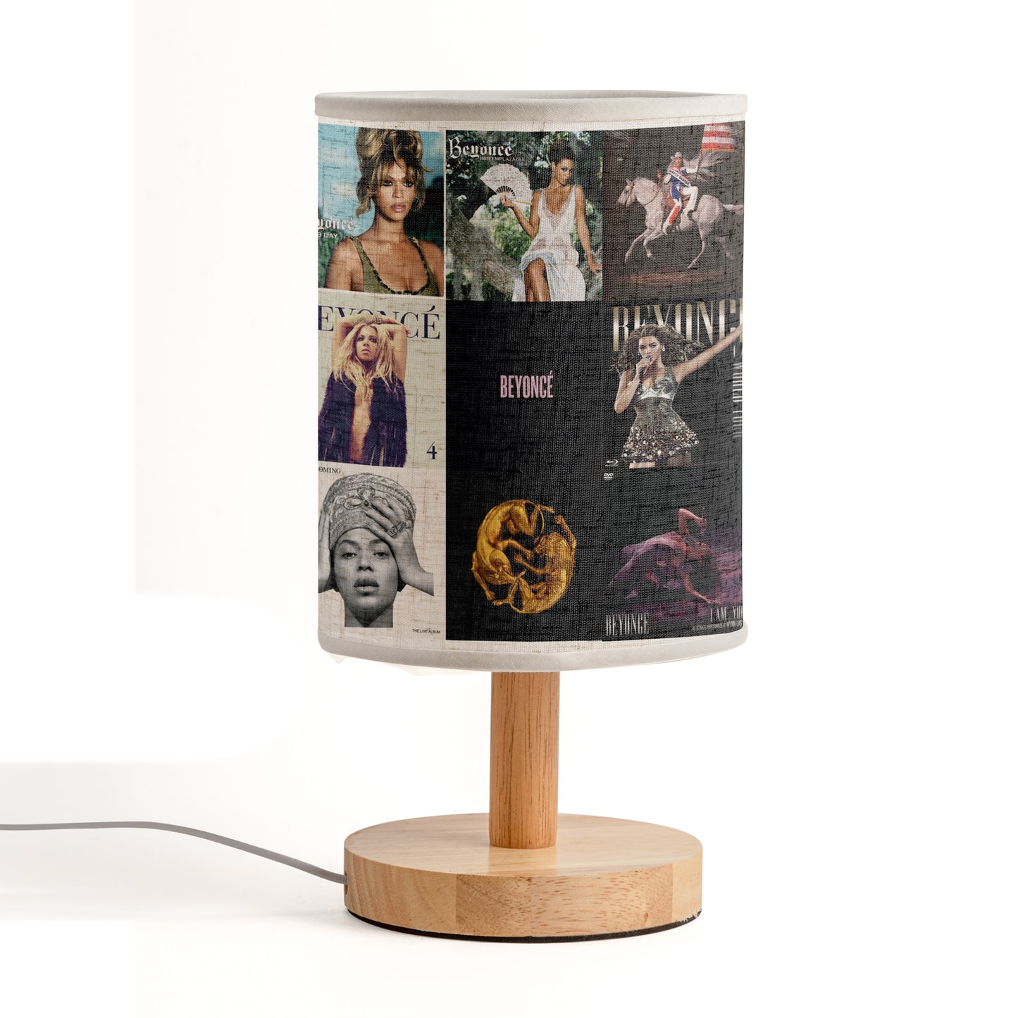 Beyoncé Fabric Lamp – Iconic Album Cover Table Light