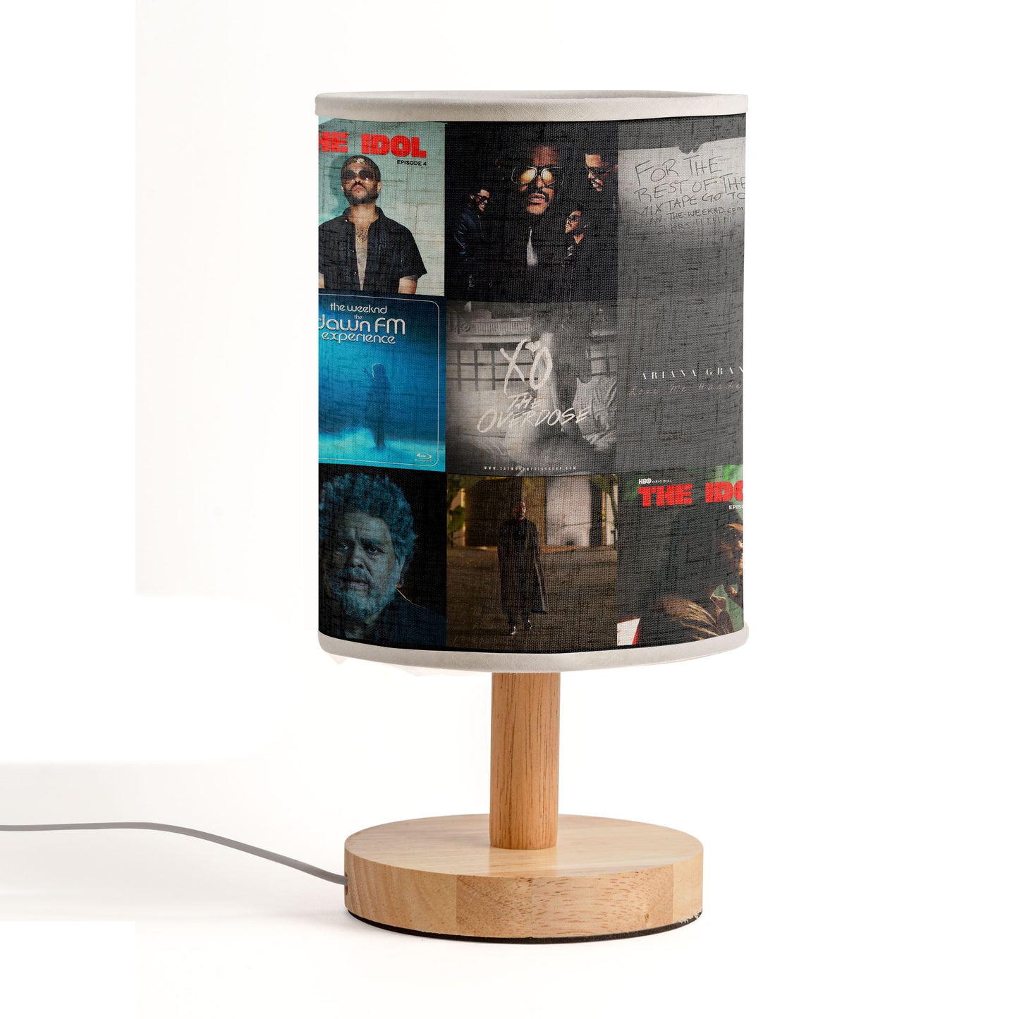 After Hours Glow – The Weeknd Albums Fabric Lamp