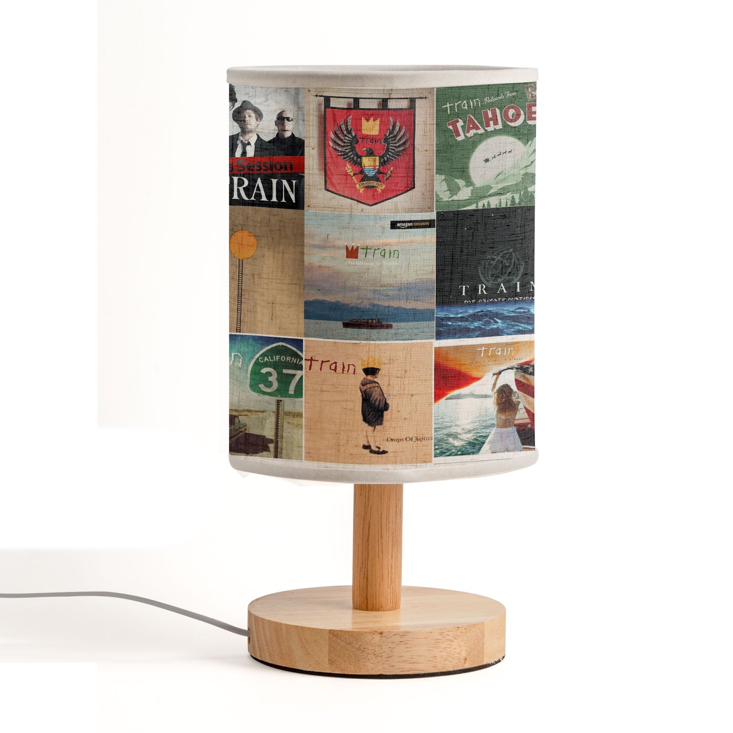 Drops of Jupiter – Train Albums Fabric Lamp