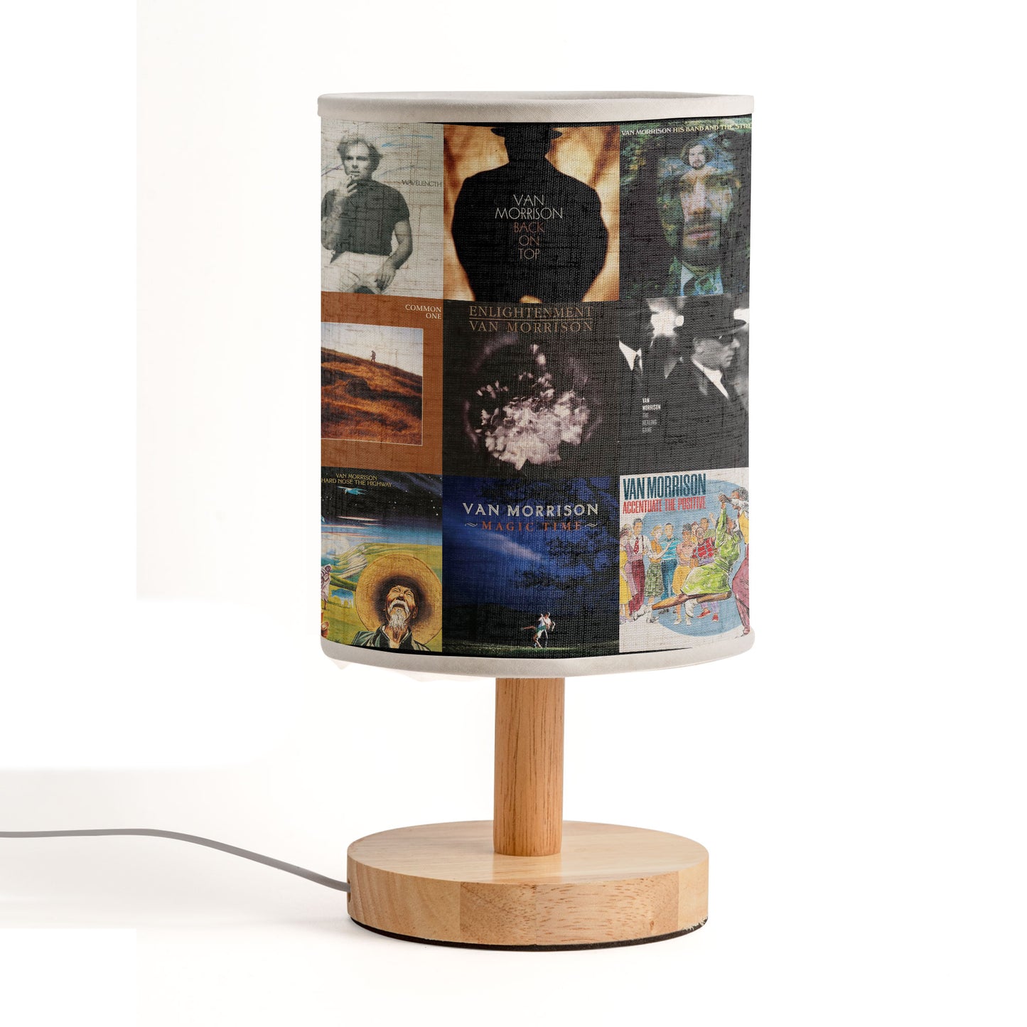 Van Morrison Albums Fabric Lamp – Light That Shines with Soul and Poetry