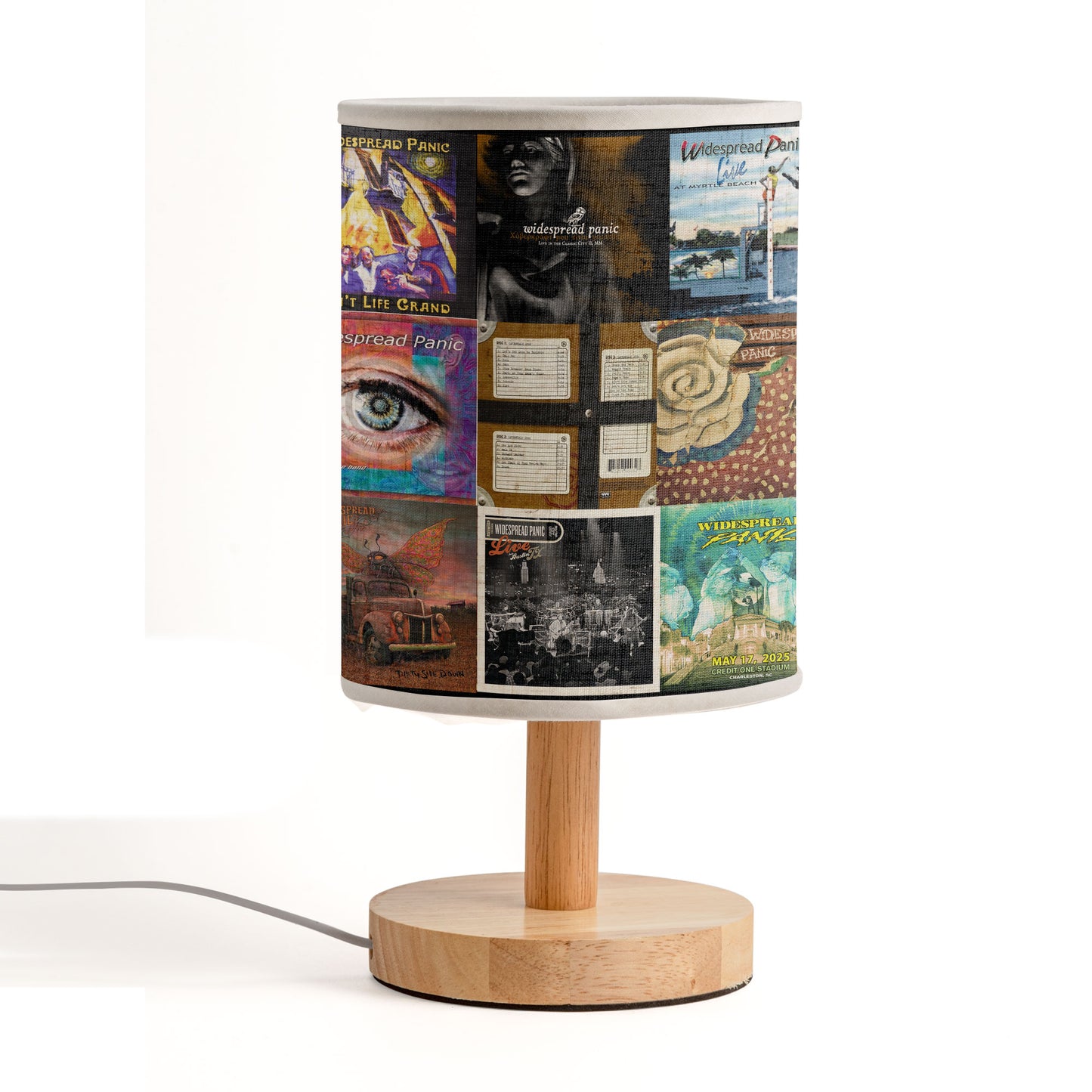 Widespread Panic Album Art Fabric Lamp – Jam Band Edition 🎶
