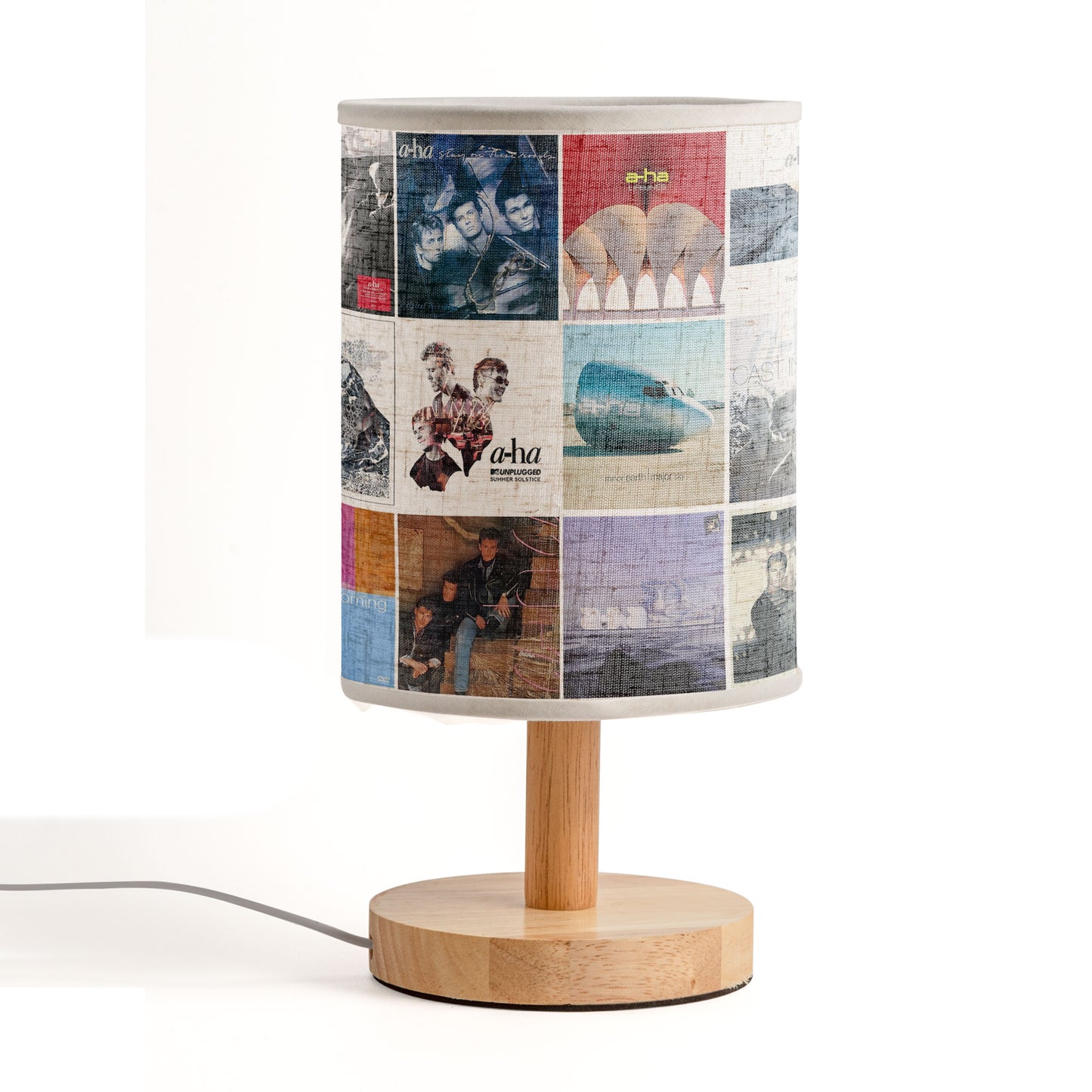 A-ha Album Art Fabric Lamp – Relive the Magic of the ’80s