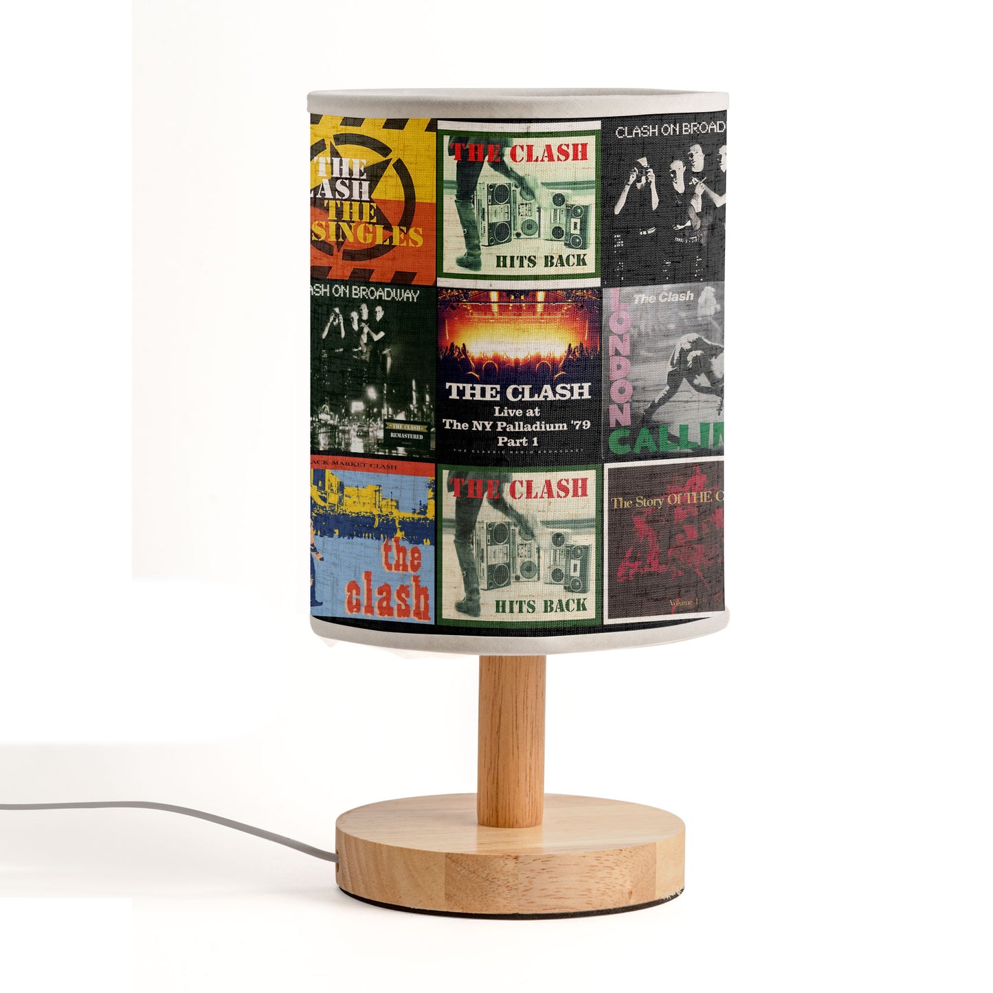 The Clash Album Fabric Lamp – Punk Rock Iconic Glow