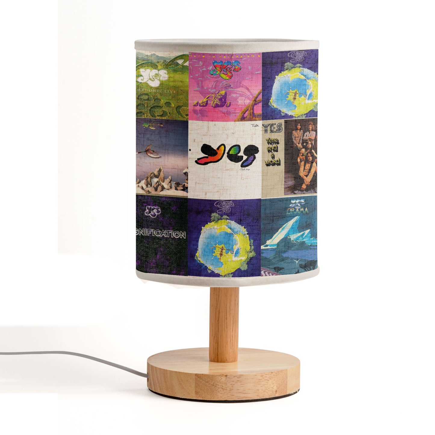 YES Album Fabric Lamp – Progressive Rock Decorative Light