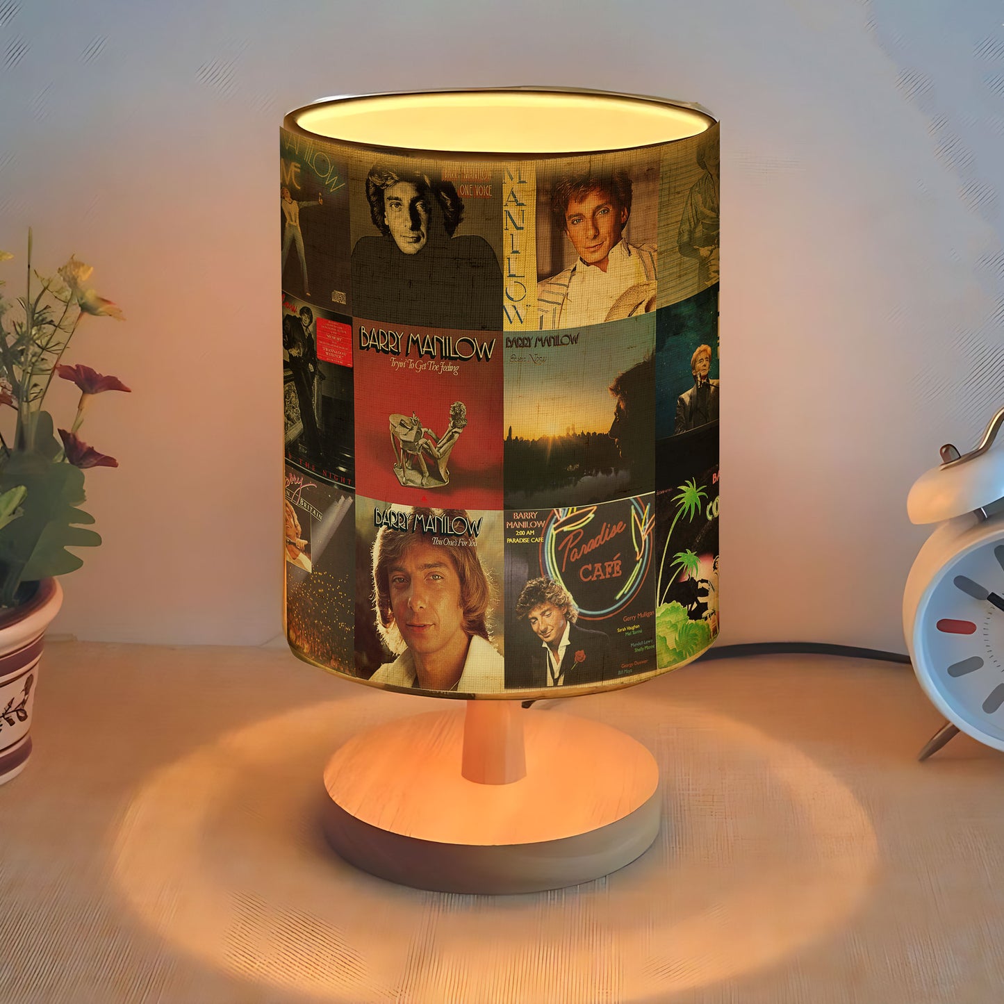 Barry Manilow Fabric Lamp – Classic Romance Glow