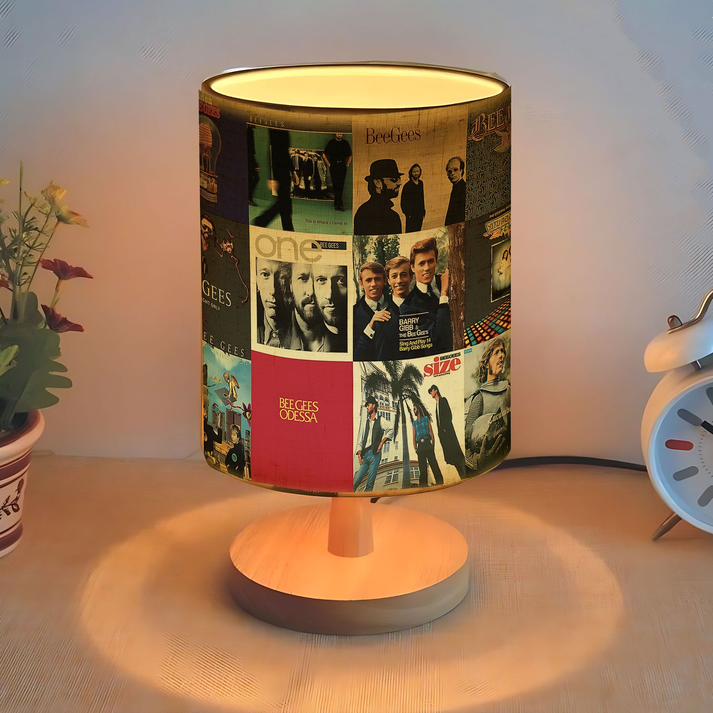 Bee Gees Fabric Lamp – Stayin’ Alive Glow