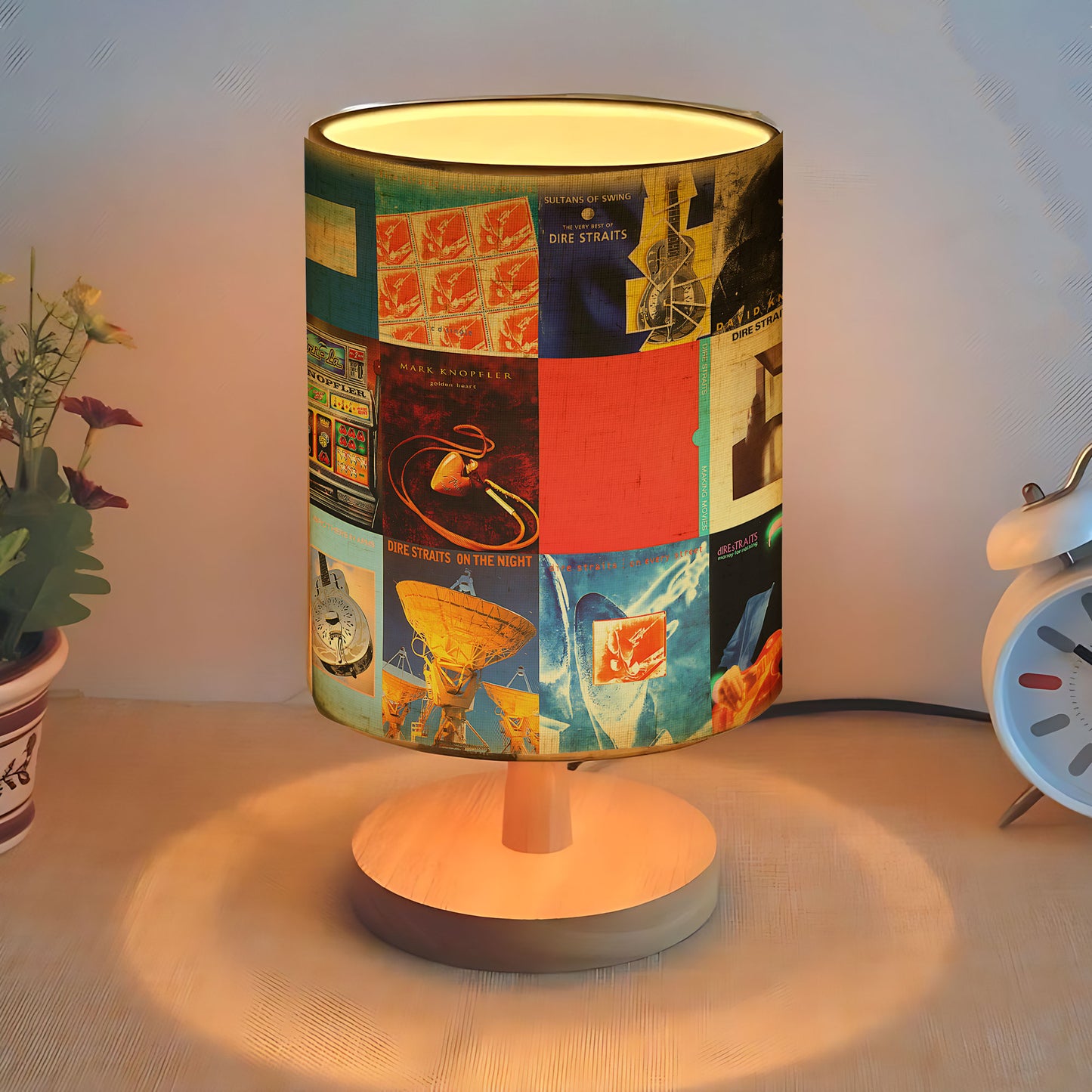 Dire Straits Album Fabric Lamp – A Classic Rock Glow