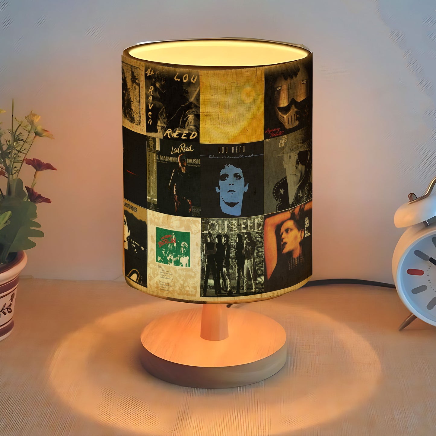 Lou Reed Album Art Decorative Fabric Lamp