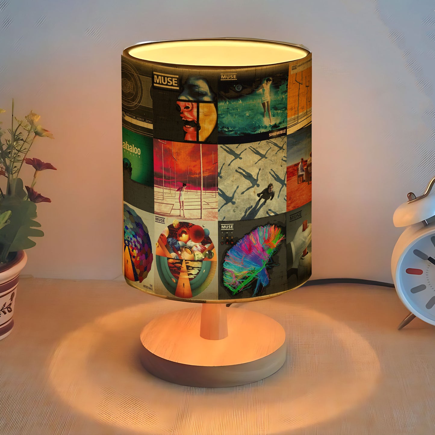 Muse Albums Fabric Lamp – Illuminate Your Inner Revolution