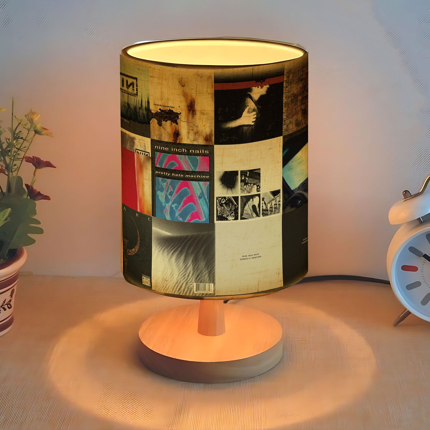 Nine Inch Nails Album Fabric Lamp – Light Up the Darkness