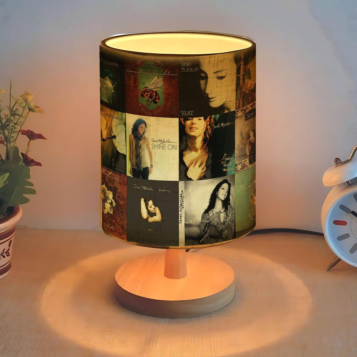 Sarah McLachlan Album Art Decorative Fabric Lamp