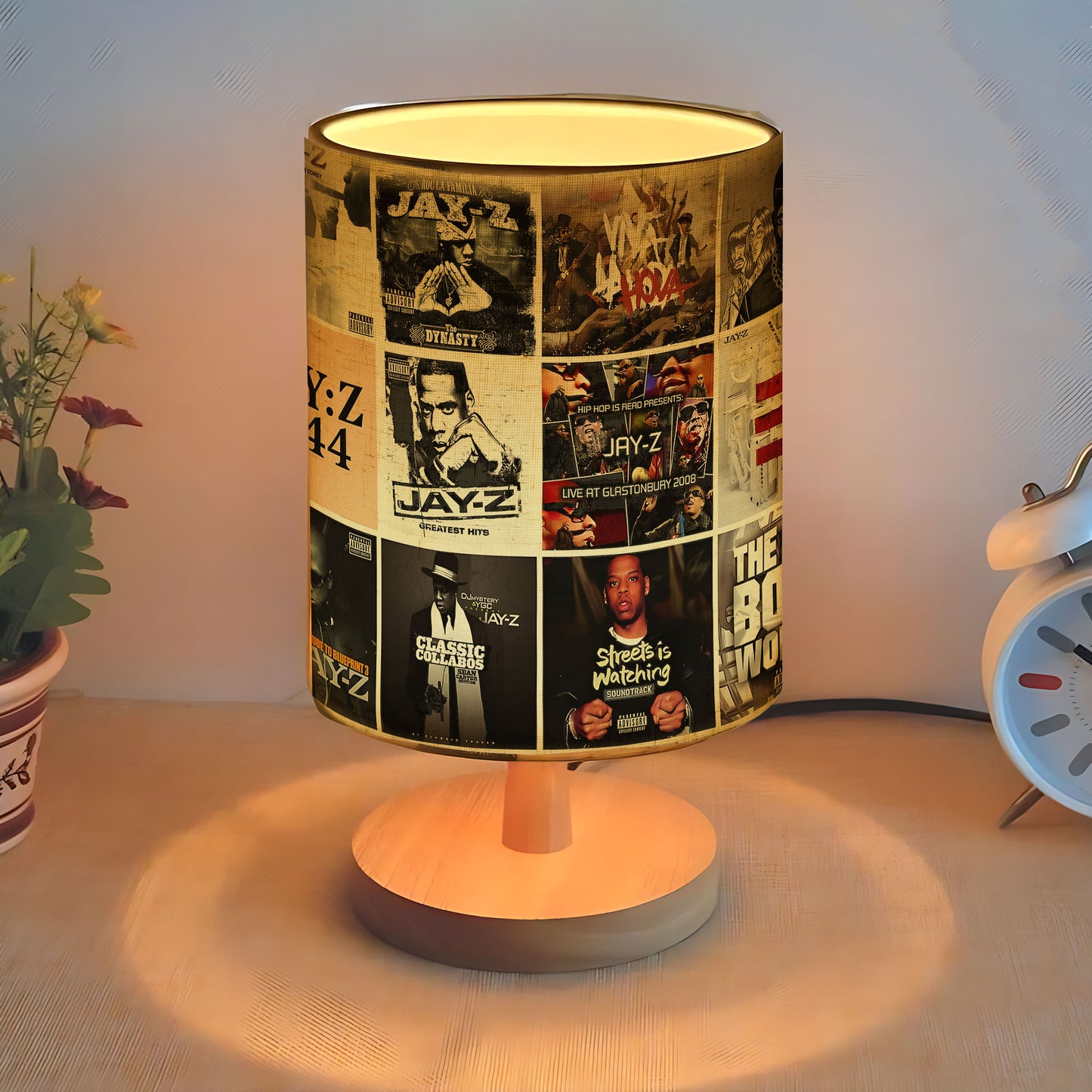Jay-Z Album Cover Lamp – Hip Hop Rap Music Table Light