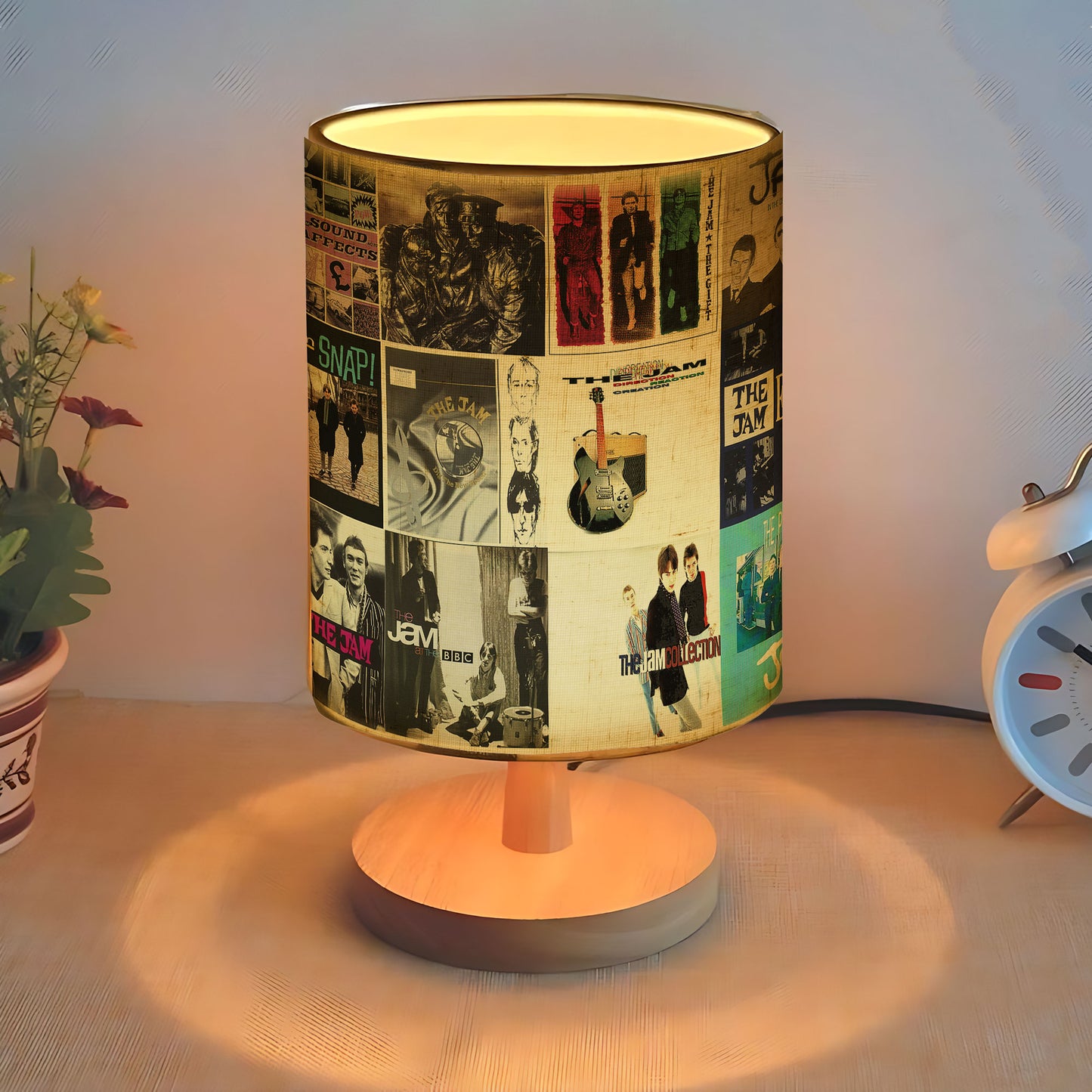 The Jam Album Art Fabric Lamp – Retro British Rock Vibes
