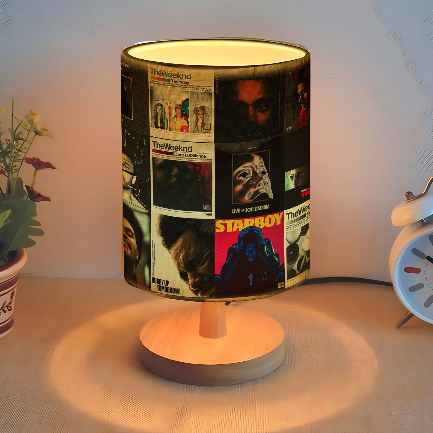 After Hours Glow – The Weeknd Albums Fabric Lamp