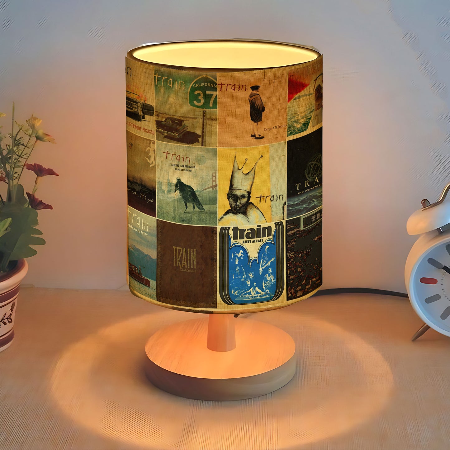 Drops of Jupiter – Train Albums Fabric Lamp