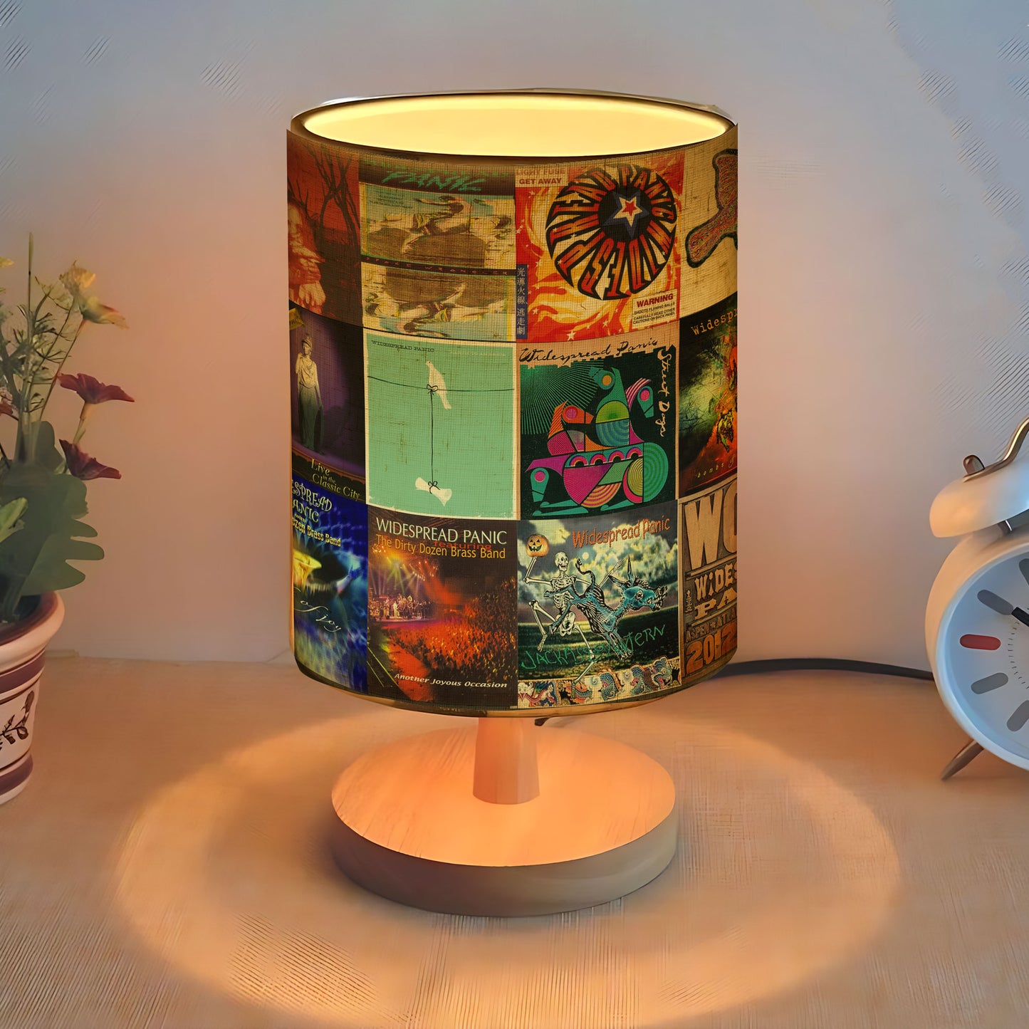 Widespread Panic Album Art Fabric Lamp – Jam Band Edition 🎶