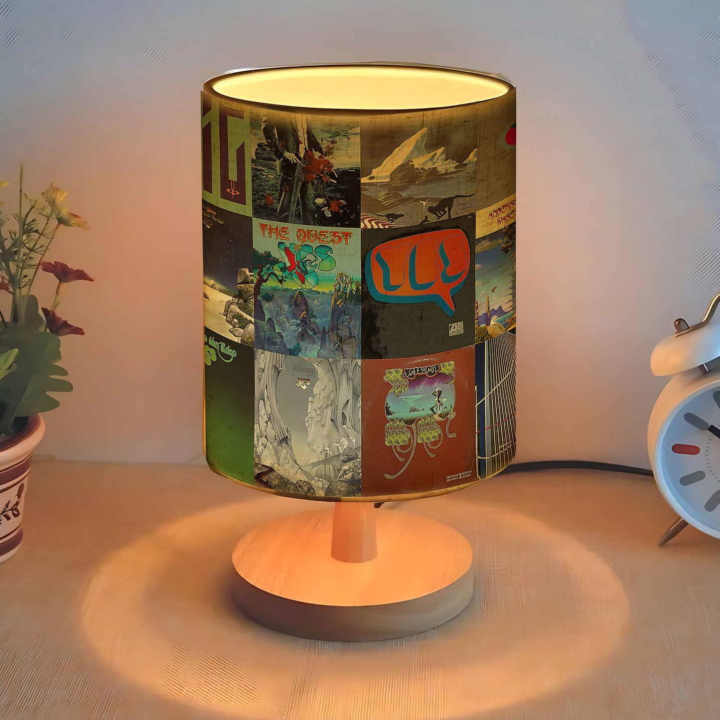 YES Album Fabric Lamp – Progressive Rock Decorative Light