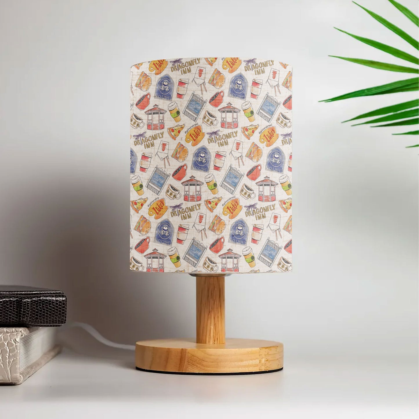 Gilmore Girls Inspired Fabric Lamp – Cozy Stars Hollow Room Décor