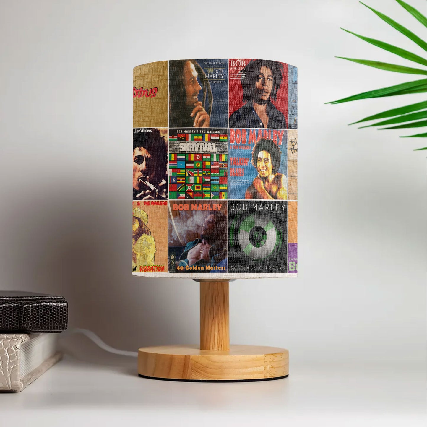 Bob Marley Album Cover Lamp – Reggae Legend Music Table Light